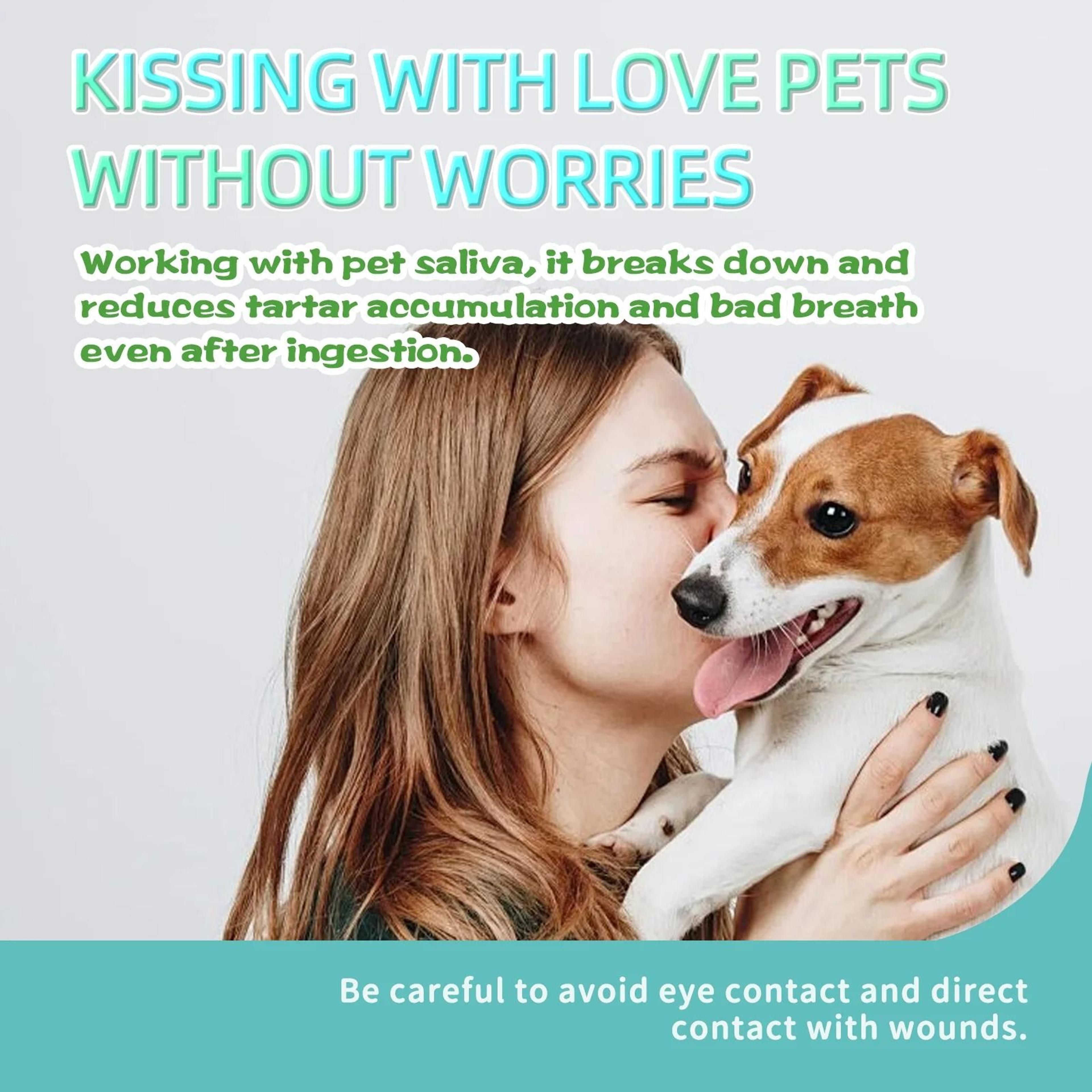 Mint Herbal Pet Teeth Cleaning Powder For Dogs  Cats 4
