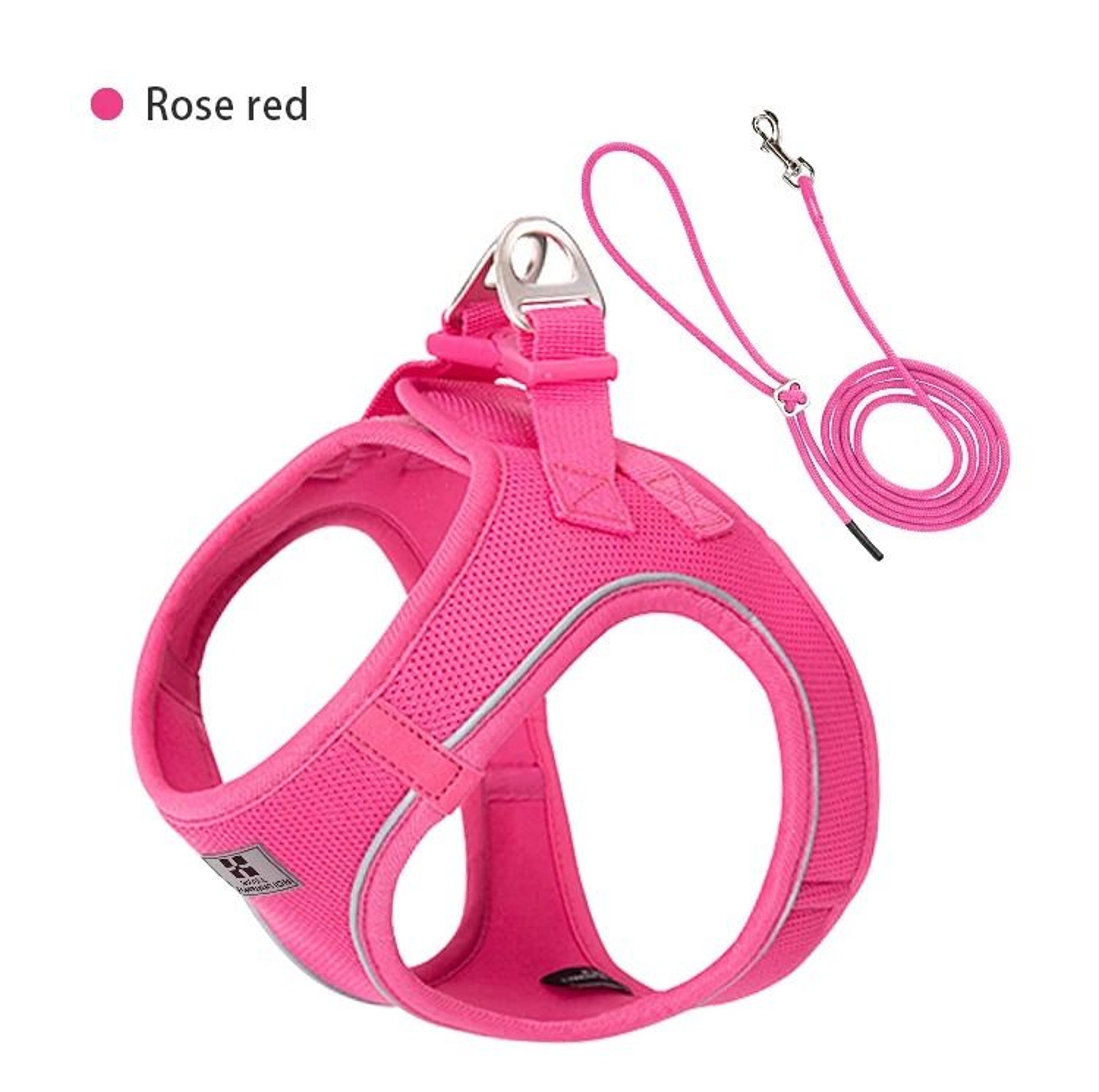 Adjustable Reflective Dog Harness  Leash Set For Small  Medium Pets 13