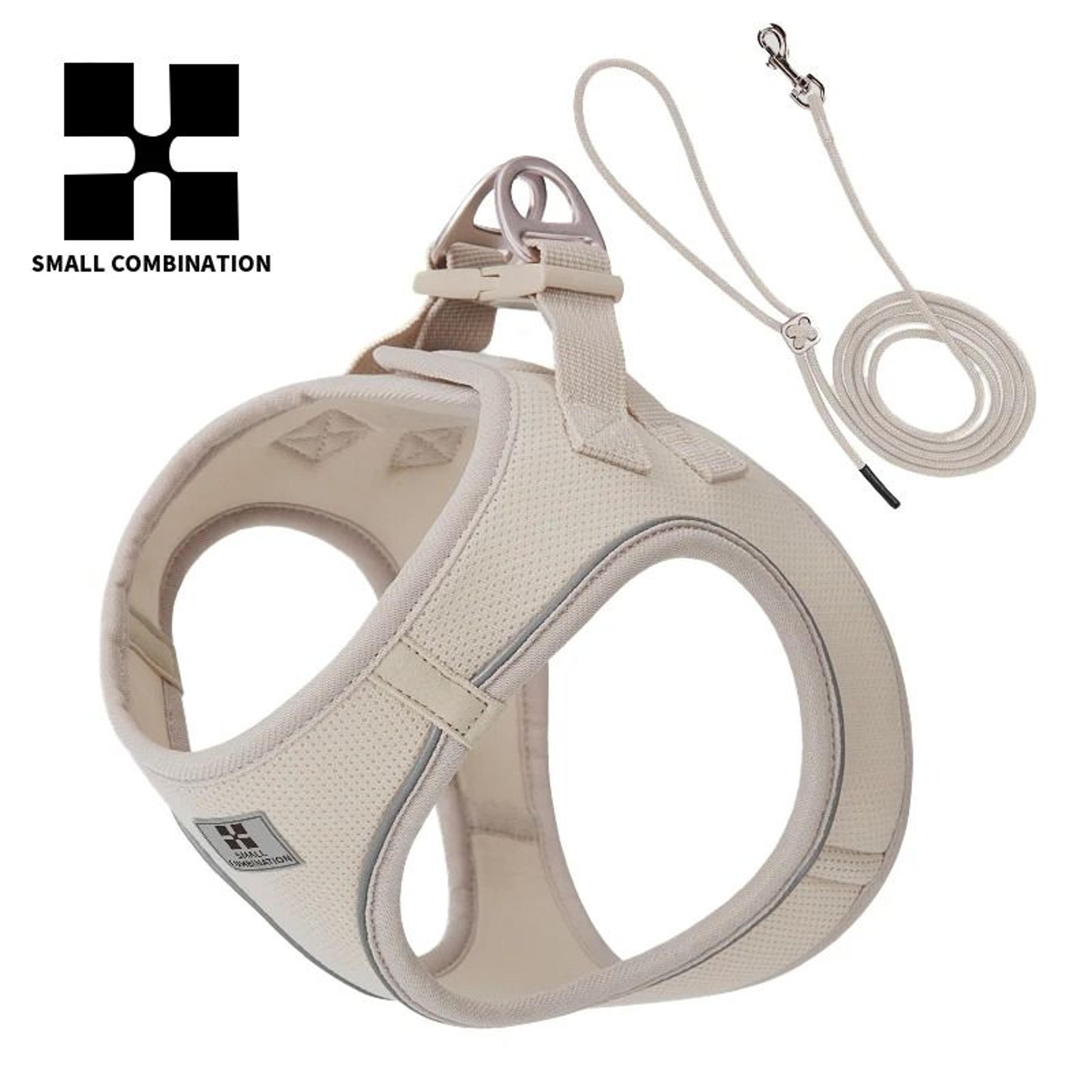 Adjustable Reflective Dog Harness  Leash Set For Small  Medium Pets 15