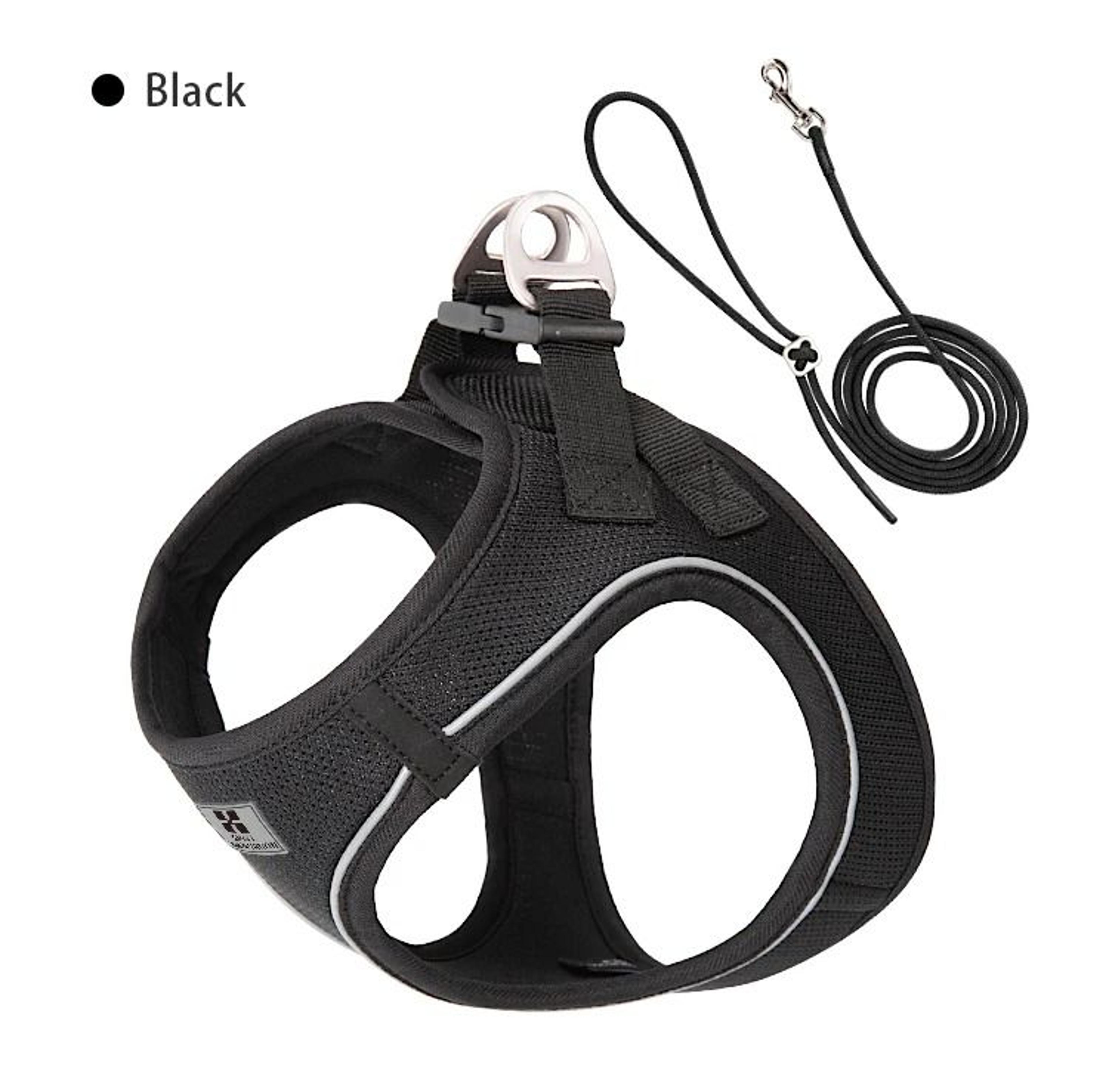 Adjustable Reflective Dog Harness  Leash Set For Small  Medium Pets 8