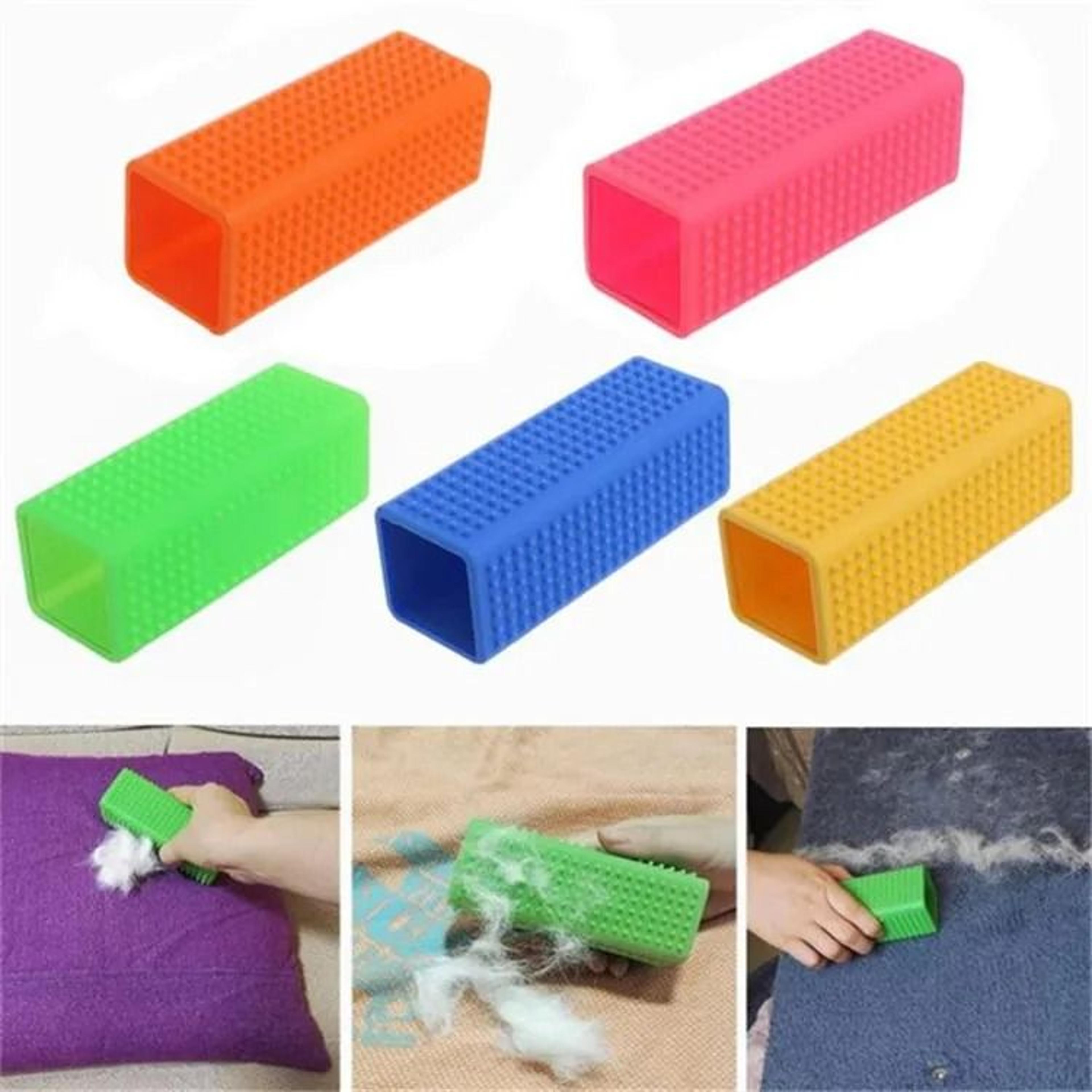 fursweep silicone pet hair removal brush for dogs & cats