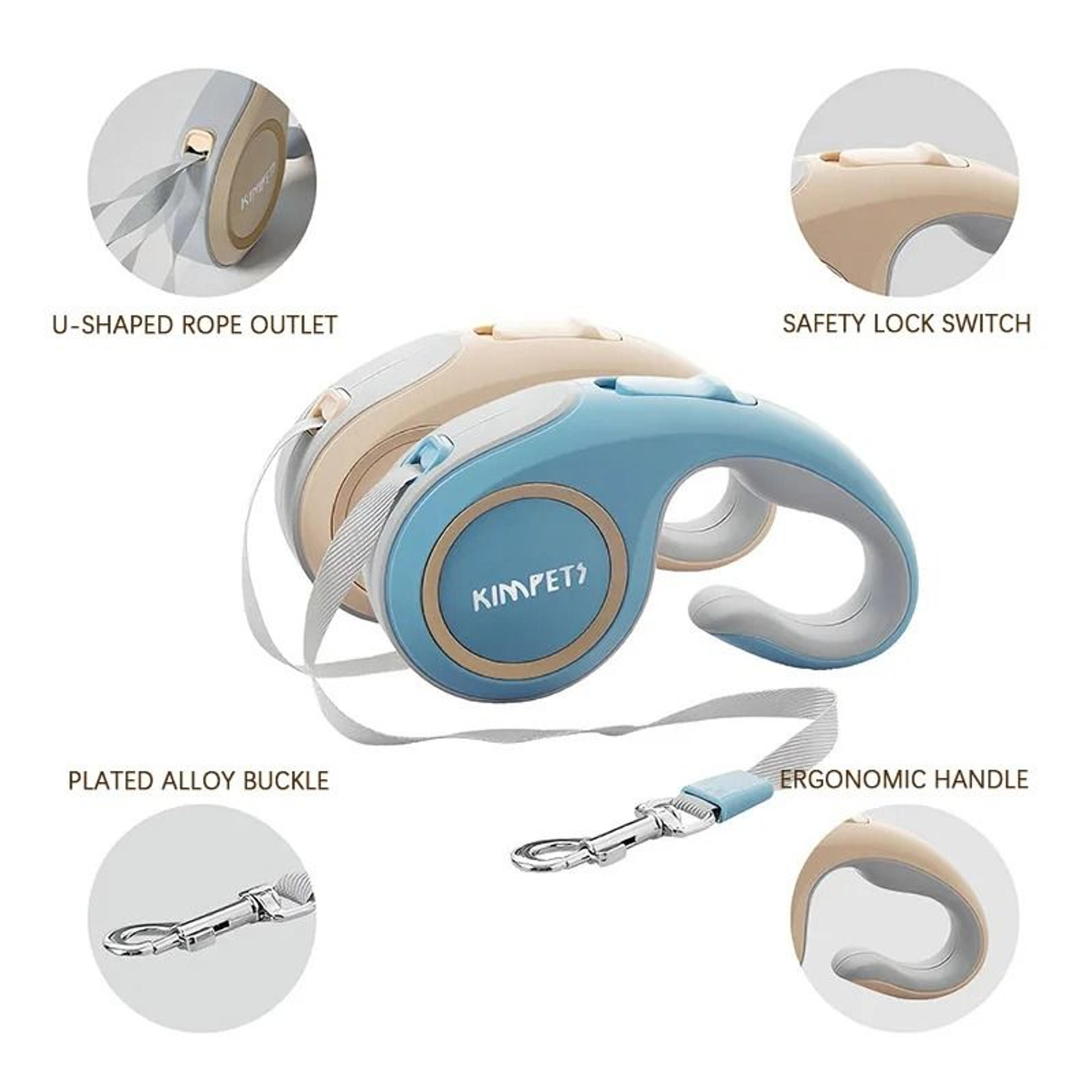 FlexiTrail Automatic Retractable Dog Leash For Small  Medium Pets 6