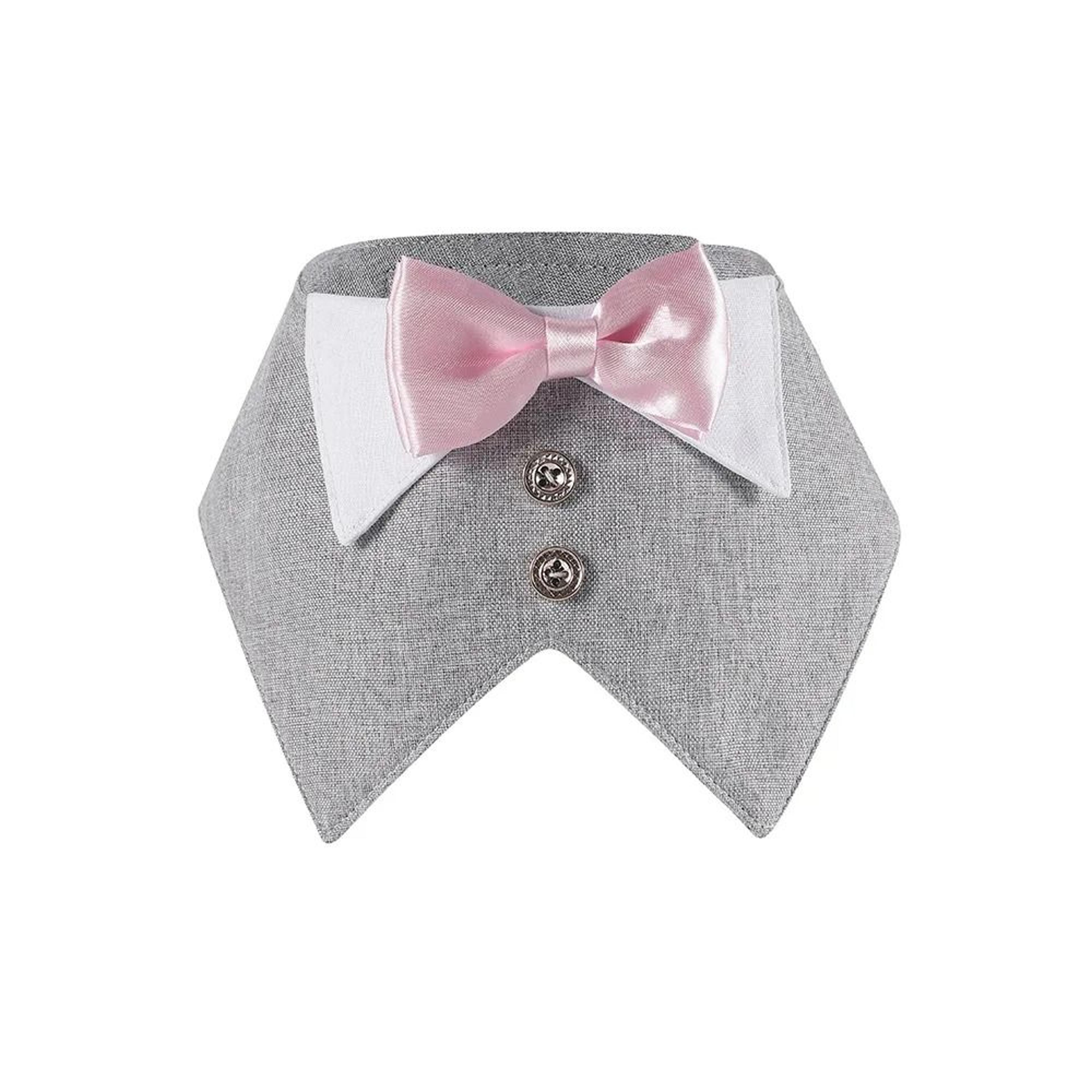 Formal Dog Tuxedo Bandana Collar With Bow Tie For Weddings  Parties 7