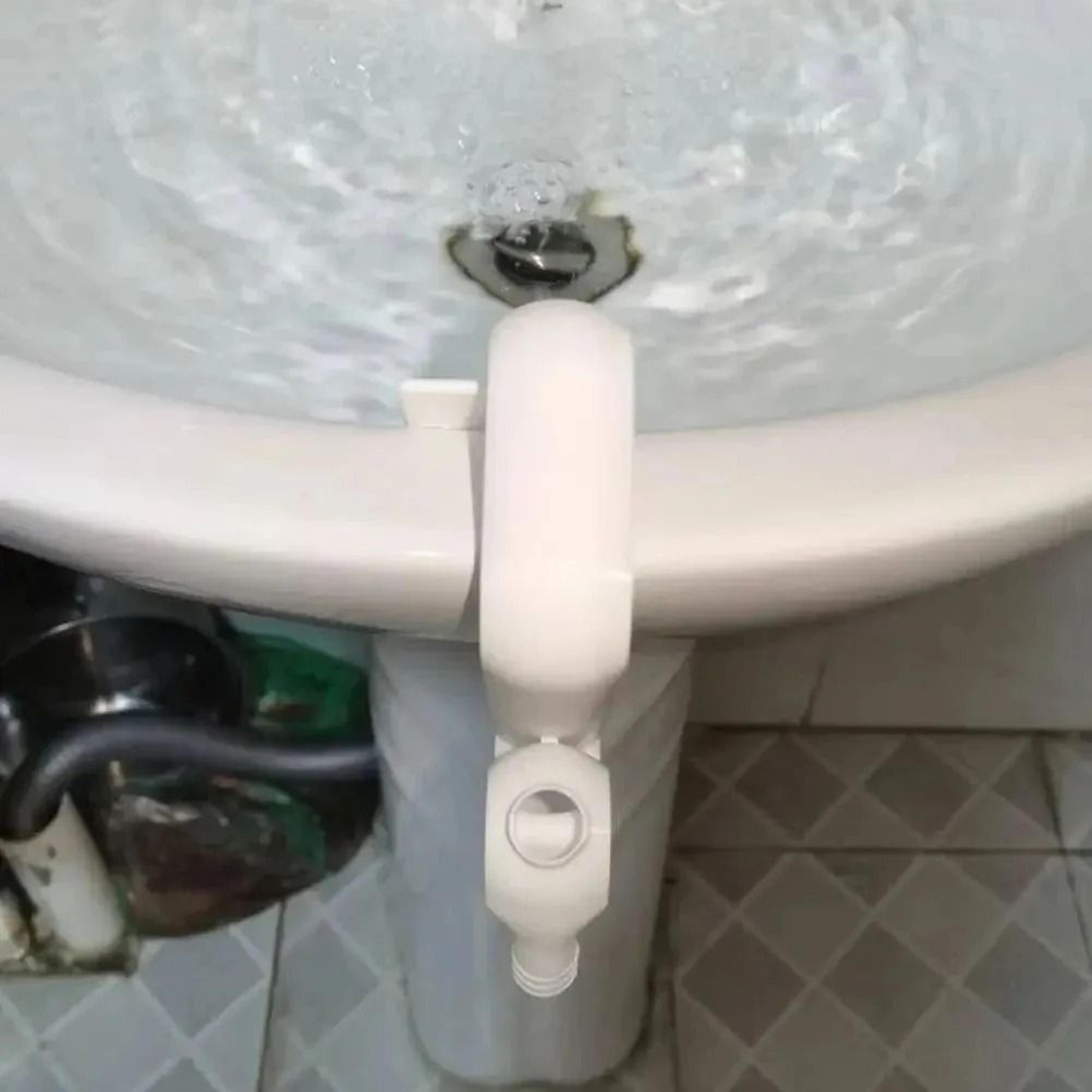 SelfPriming Rainwater Transfer Hose With NoDrill Overflow Drain System 1