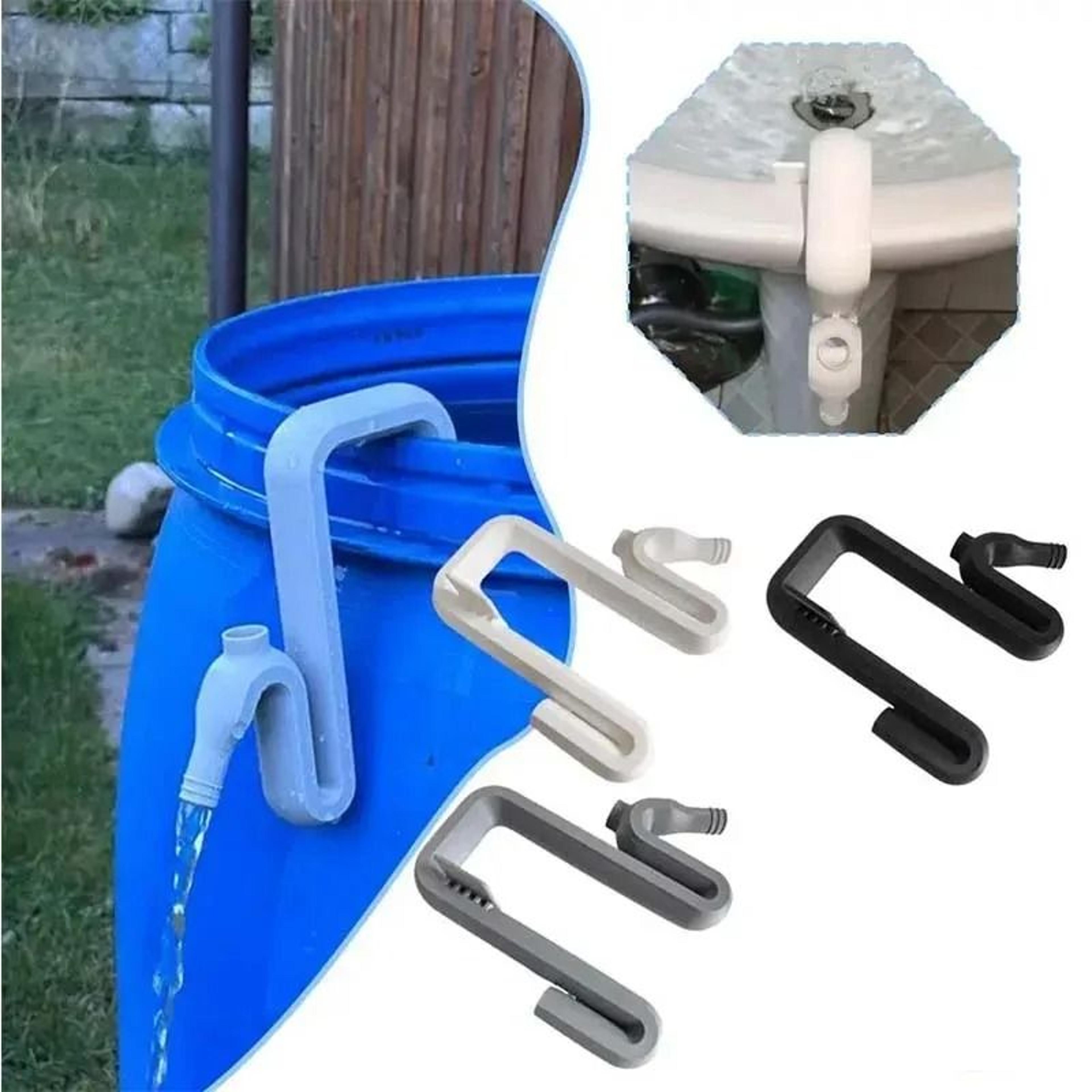 SelfPriming Rainwater Transfer Hose With NoDrill Overflow Drain System 2