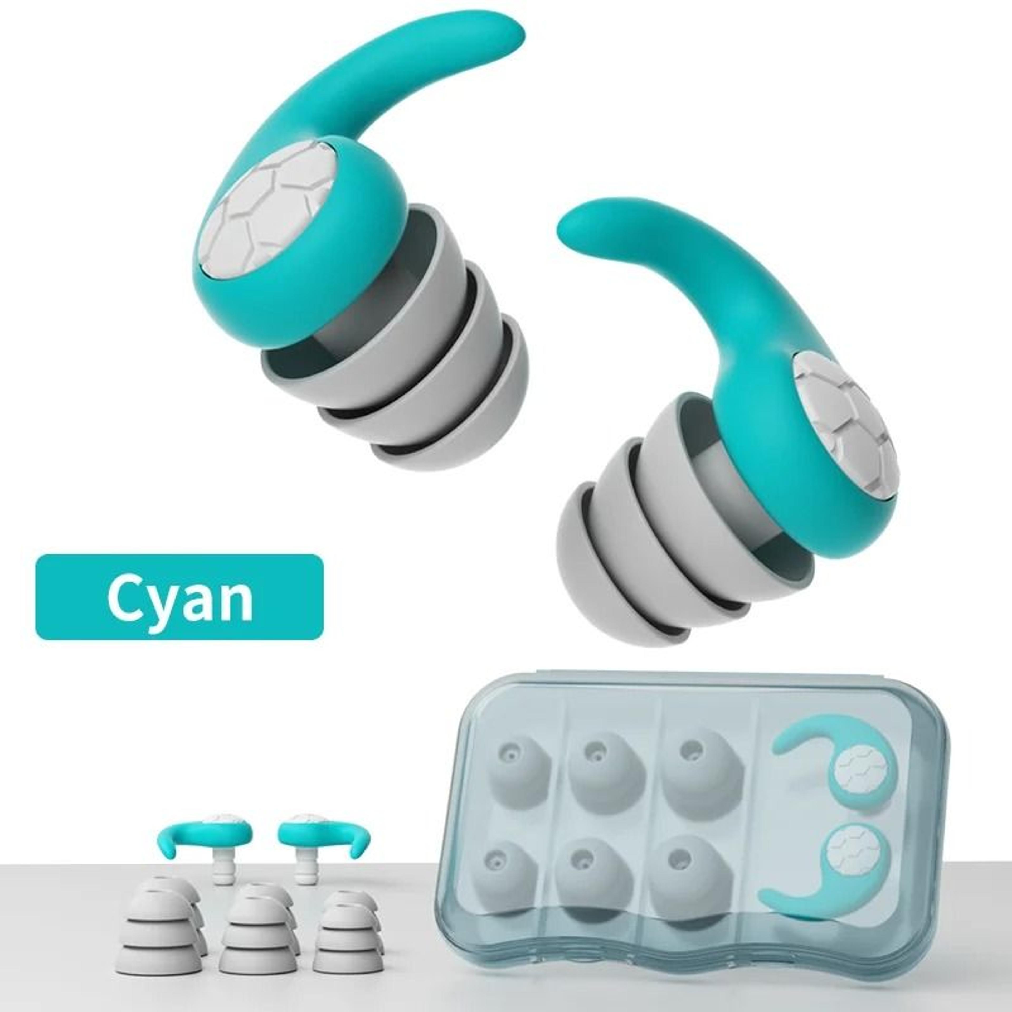 Reusable Waterproof Ear Plugs For Sleeping Swimming  Noise Reduction 9