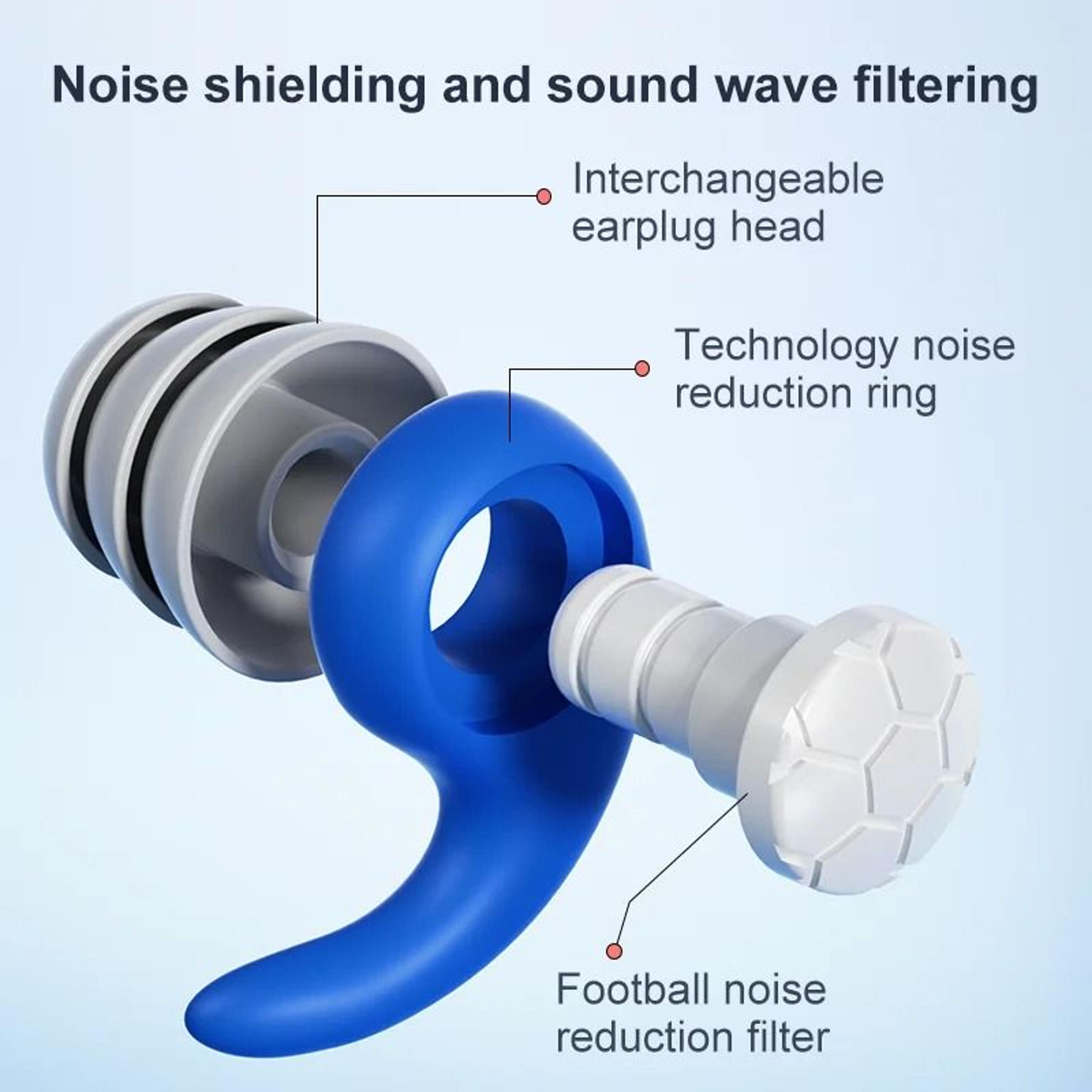 Reusable Waterproof Ear Plugs For Sleeping Swimming  Noise Reduction 1