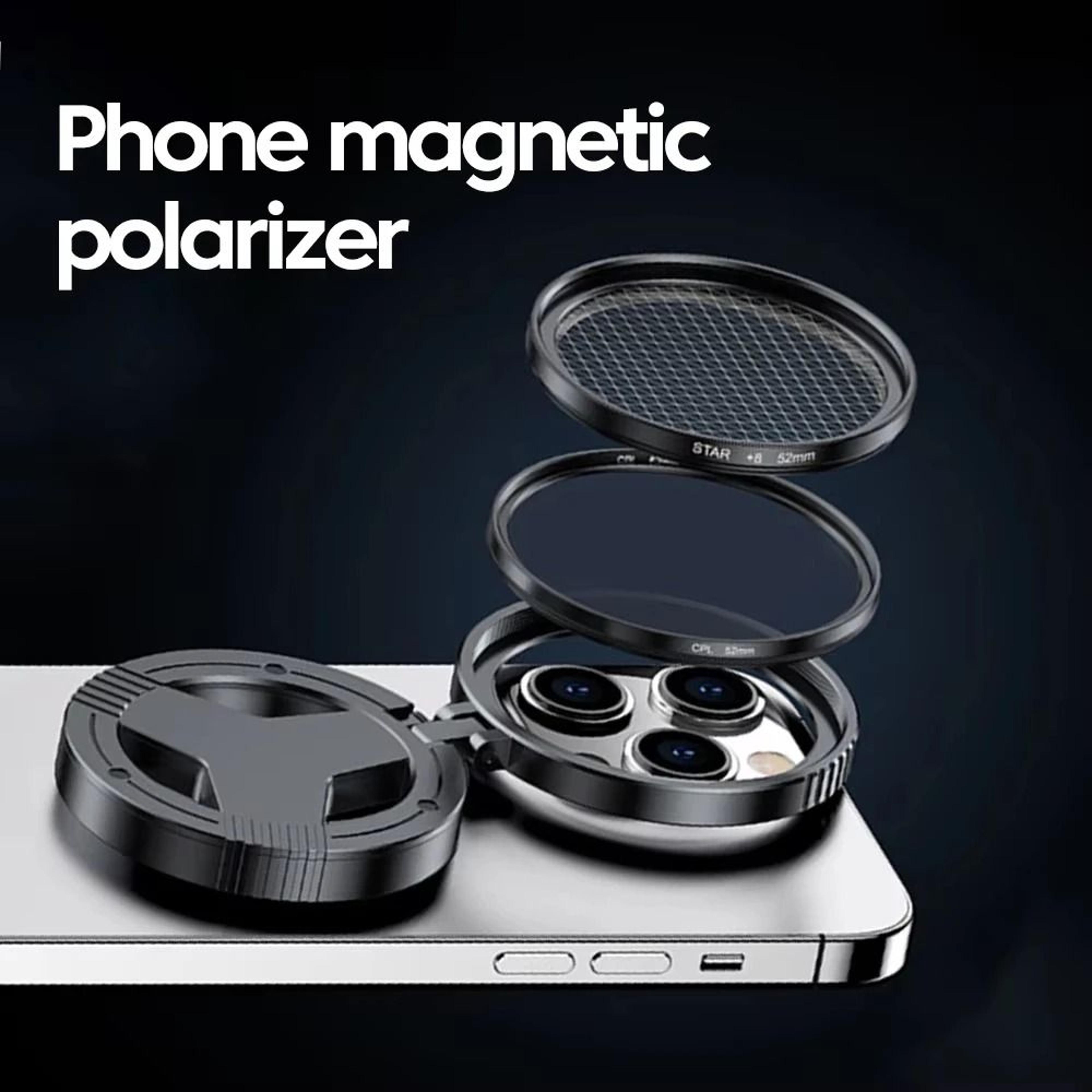 52mm magnetic cpl phone camera filter for magsafe smartphones
