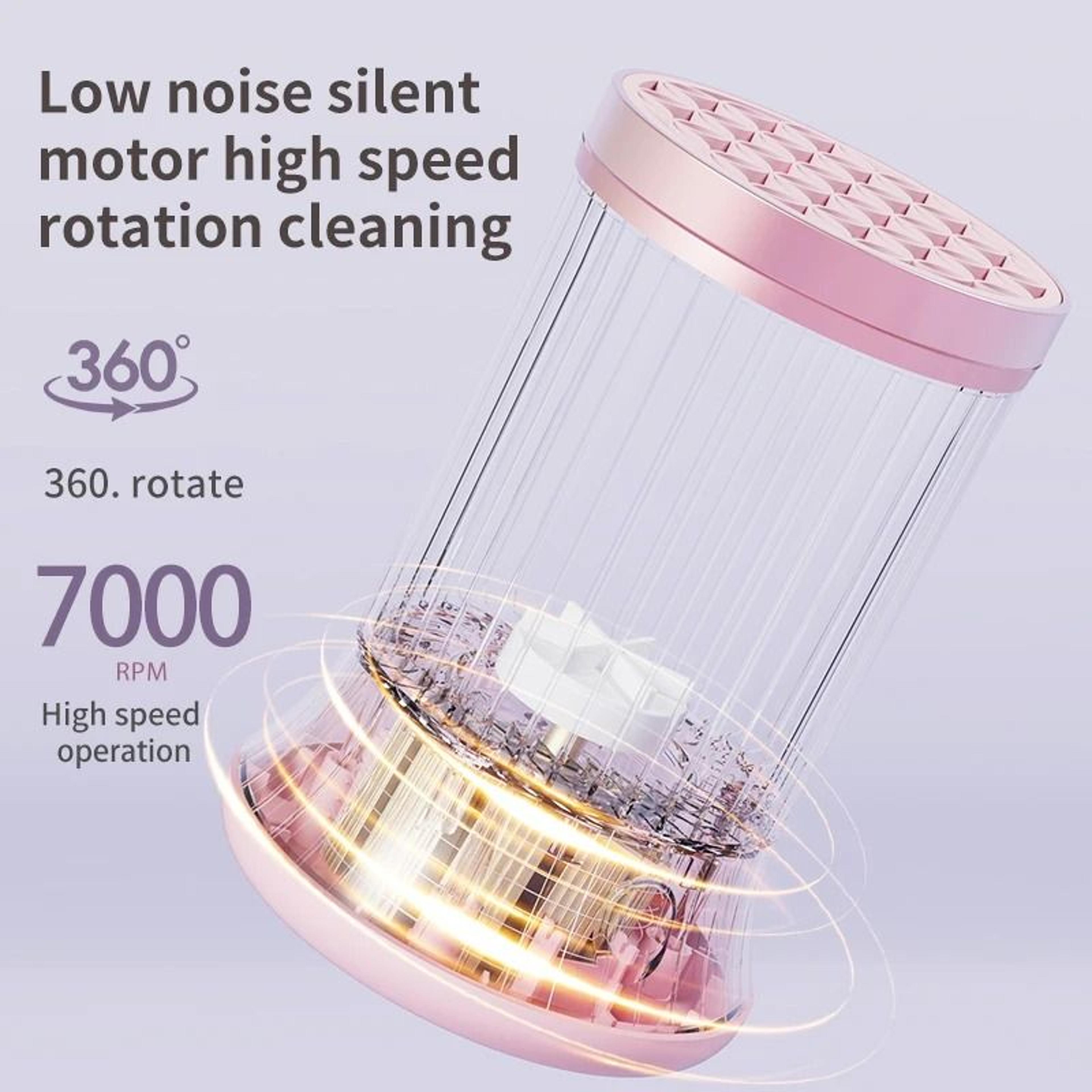 Rechargeable Makeup Brush Cleaner Machine With Automatic Drying Function 2