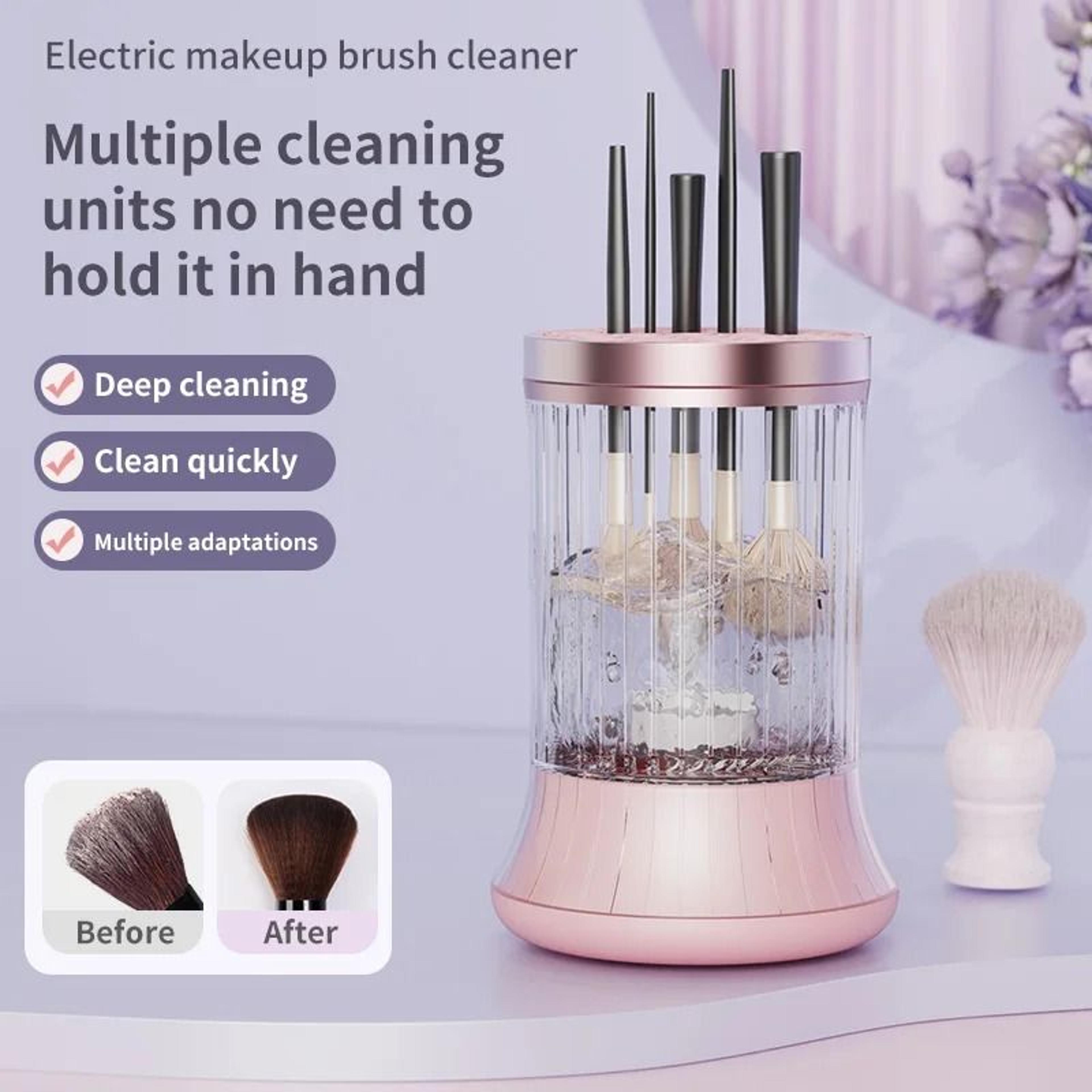 Rechargeable Makeup Brush Cleaner Machine With Automatic Drying Function 4