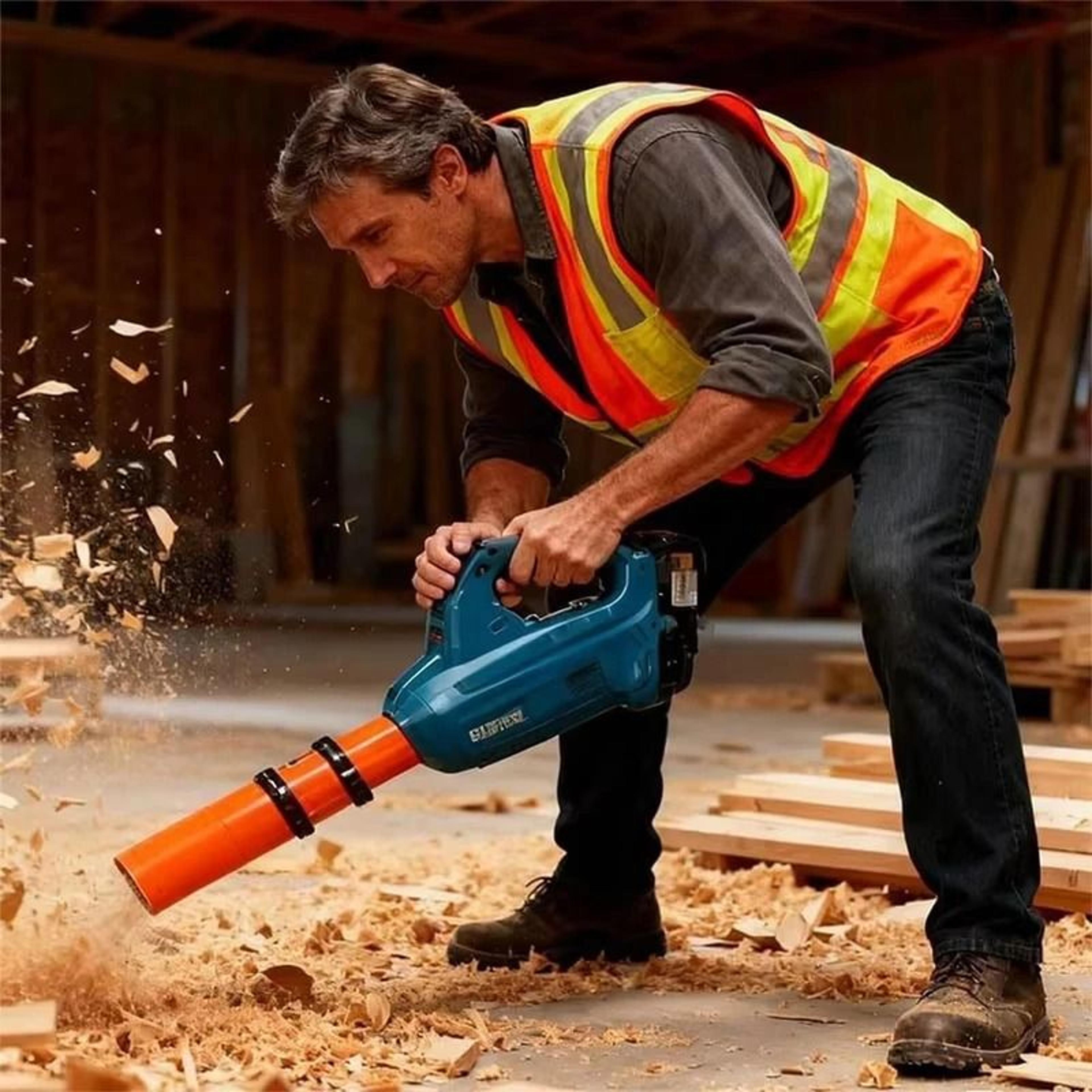 Universal PVC Leaf Blower Air Booster Nozzle Attachment For HighFlow Outdoor Cleaning 3