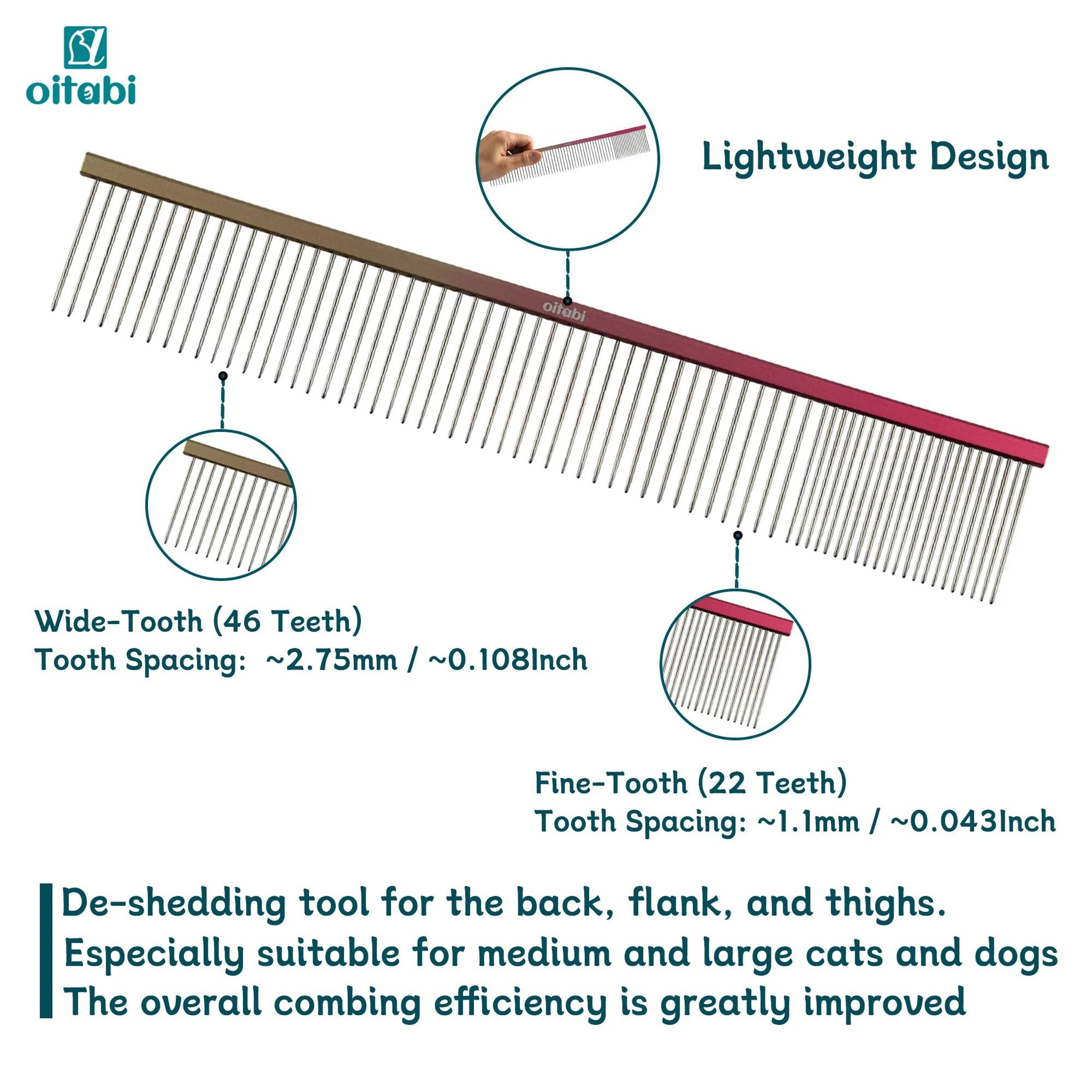 OITABI Precision Pet Grooming Tail Comb For Cats  Dogs 4