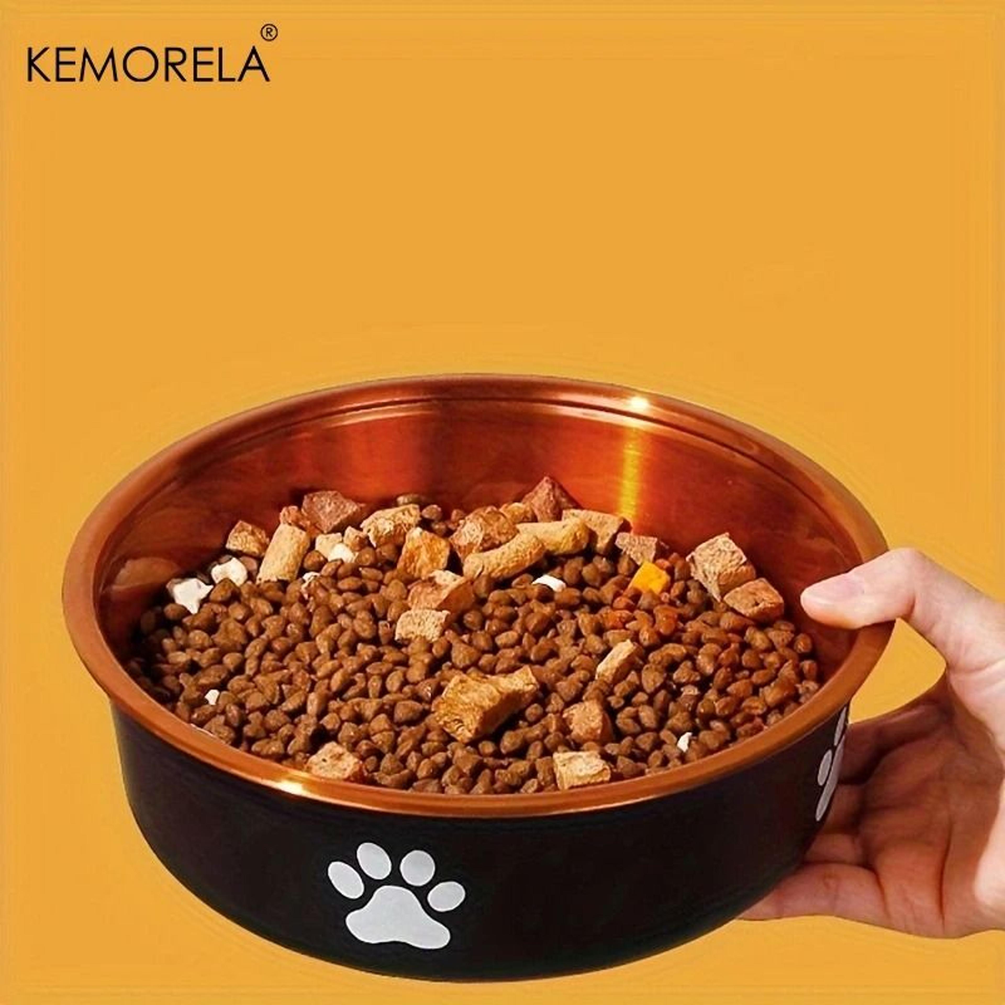 NonSlip Stainless Steel Dog Feeding Bowl Set For Small Medium  Large Dogs 4