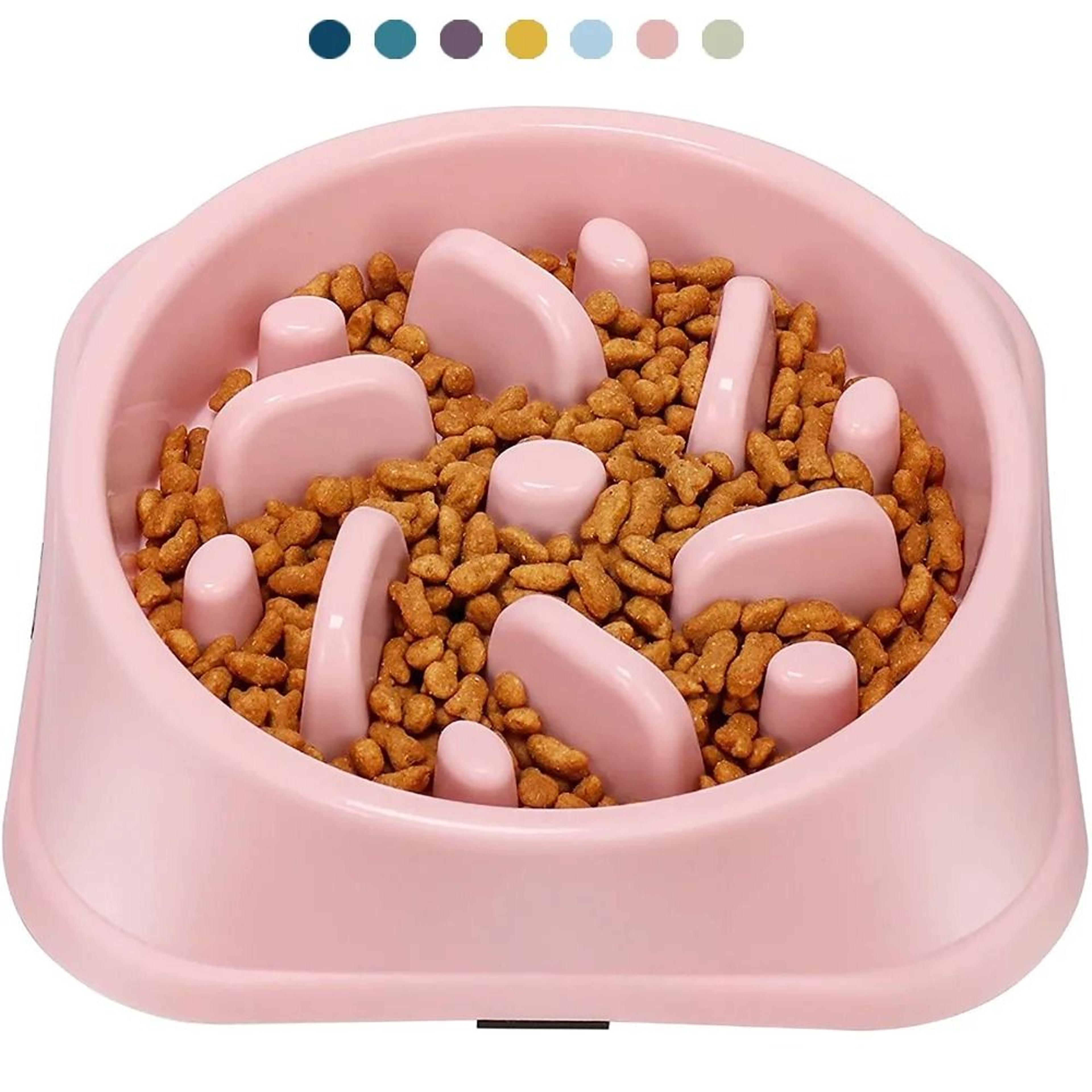 slow feed non-slip puzzle dog bowl for healthy eating