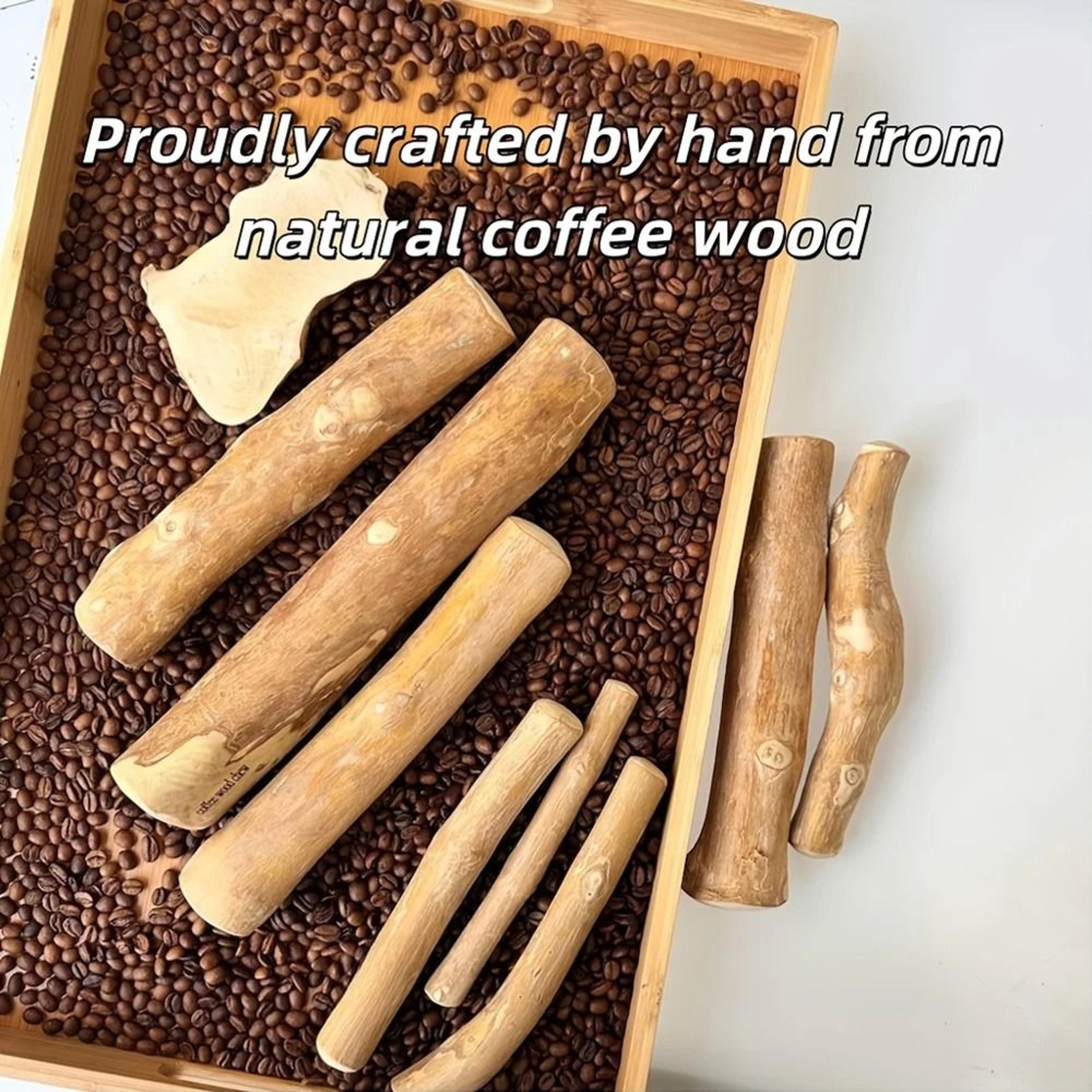 NatureGnaw Coffee Wood Dog Chew Stick For Dental Cleaning  Stress Relief 4