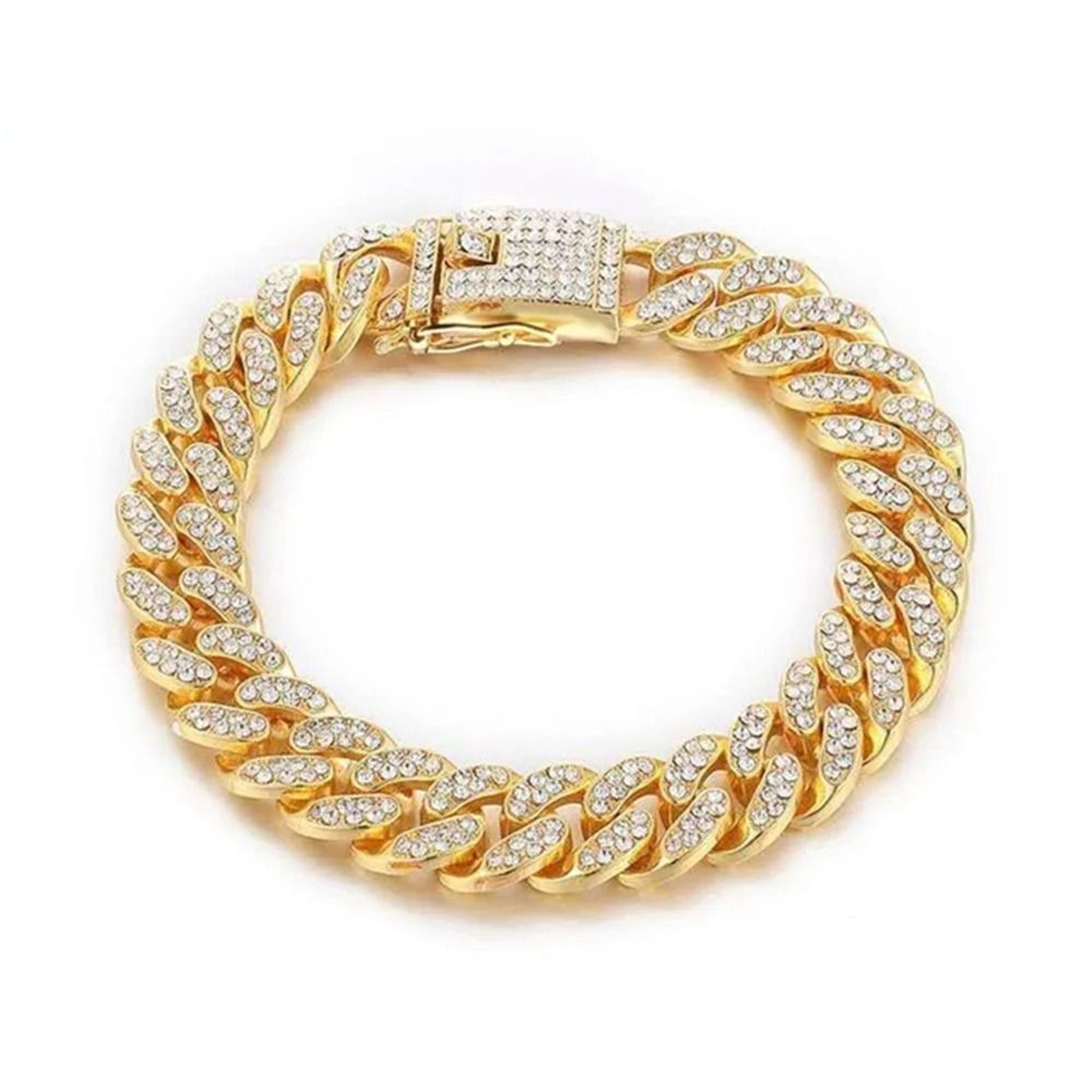 RoyalSpark Rhinestone Dog Chain Collar Jewelry 4