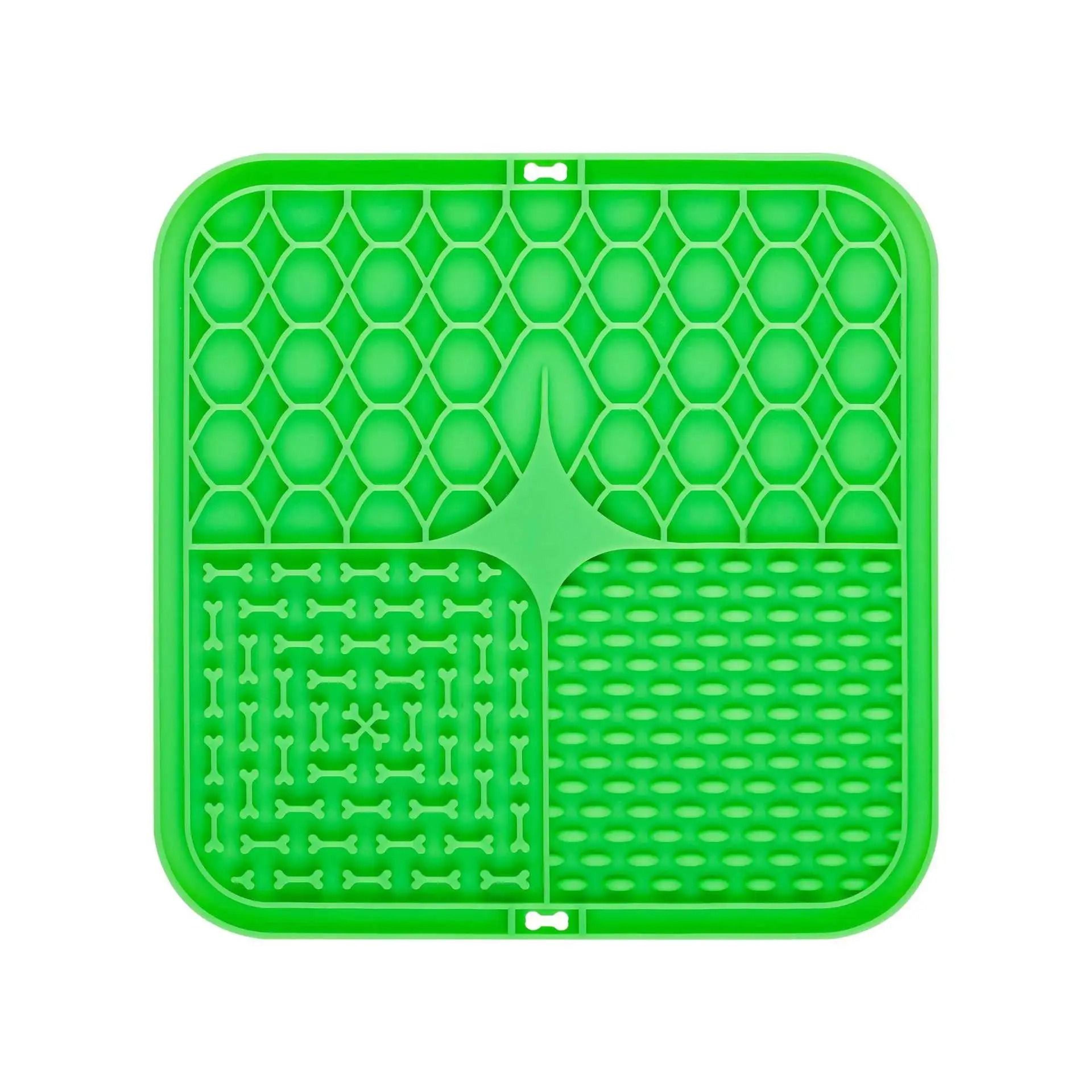 Silicone Dog Lick Mat Slow Feeder With AntiSlip Suction Cups For Dogs  Cats 7