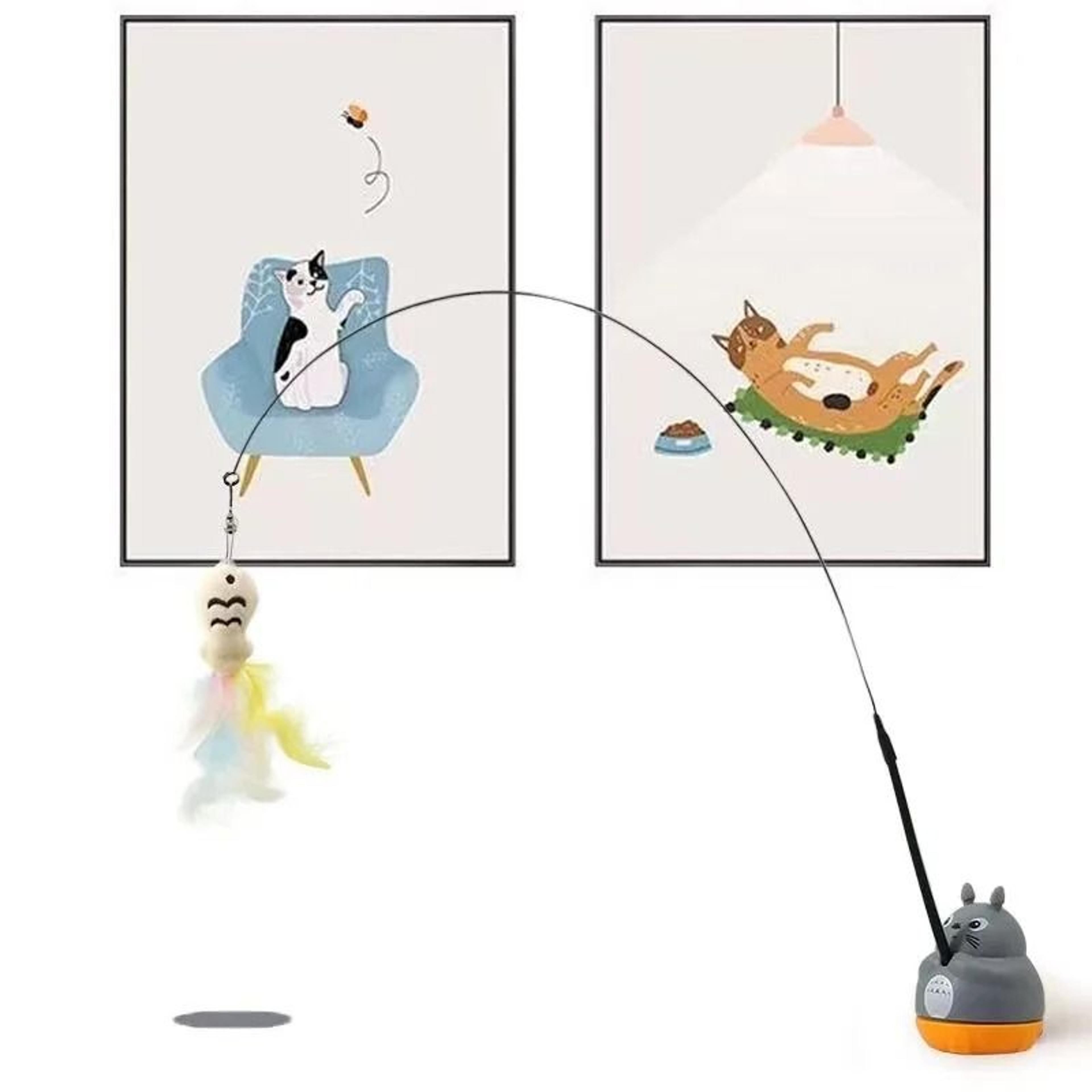 360 Degree Feather Cat Teaser Wand 7