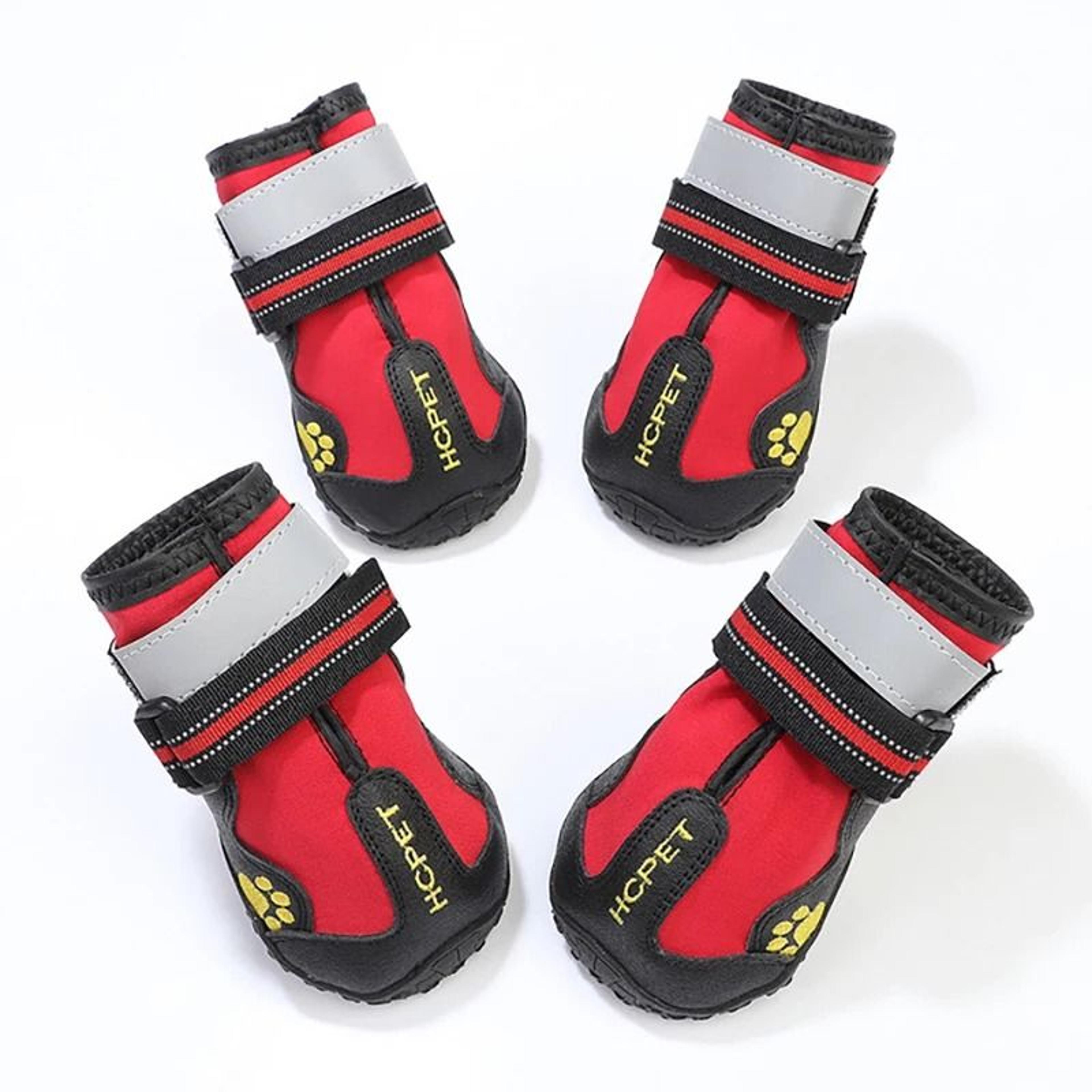 Reflective Waterproof Dog Boots For Medium  Large Dogs 4