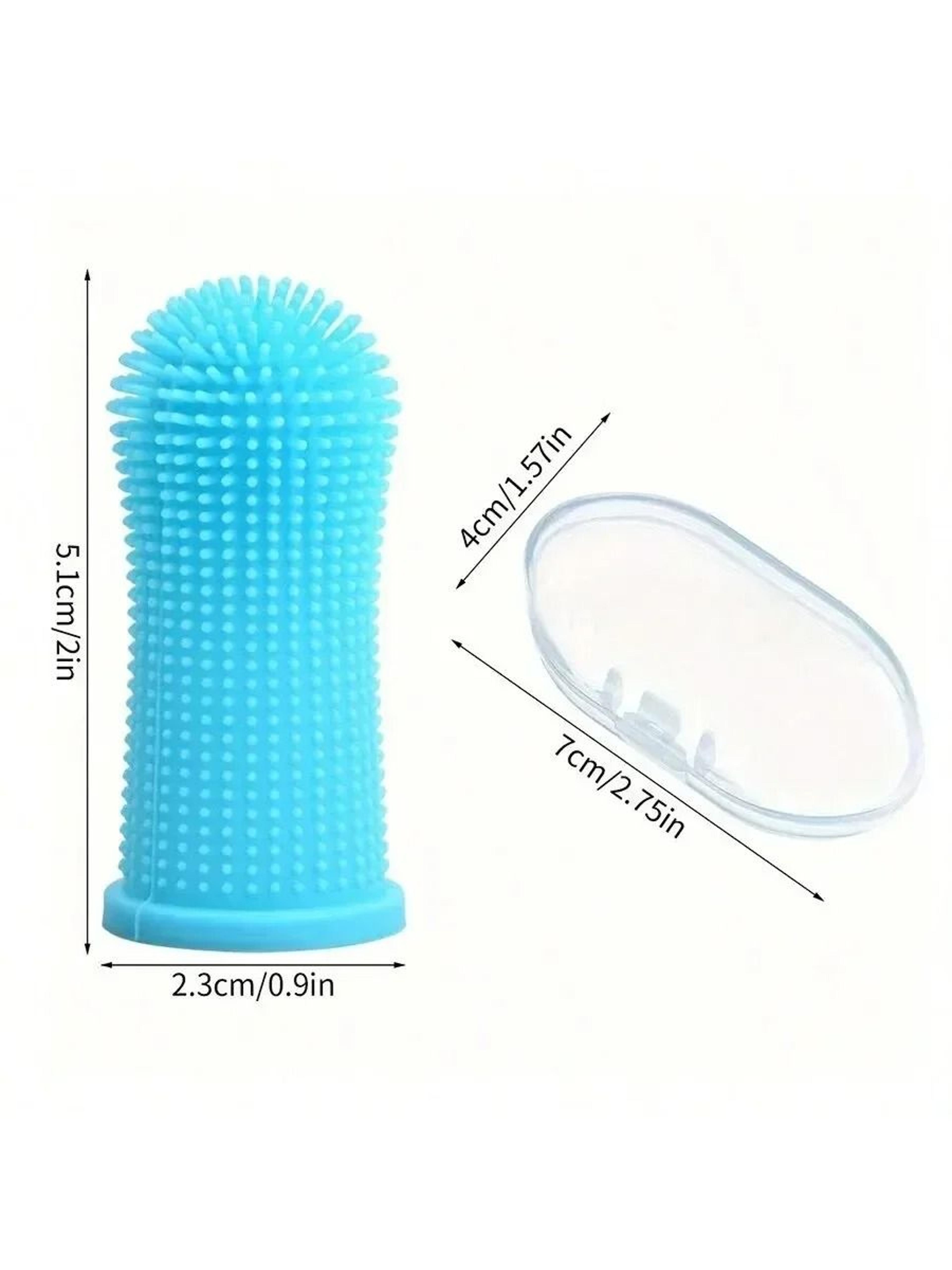 Silicone Finger Toothbrush For Dogs  Cats Dental Care 2