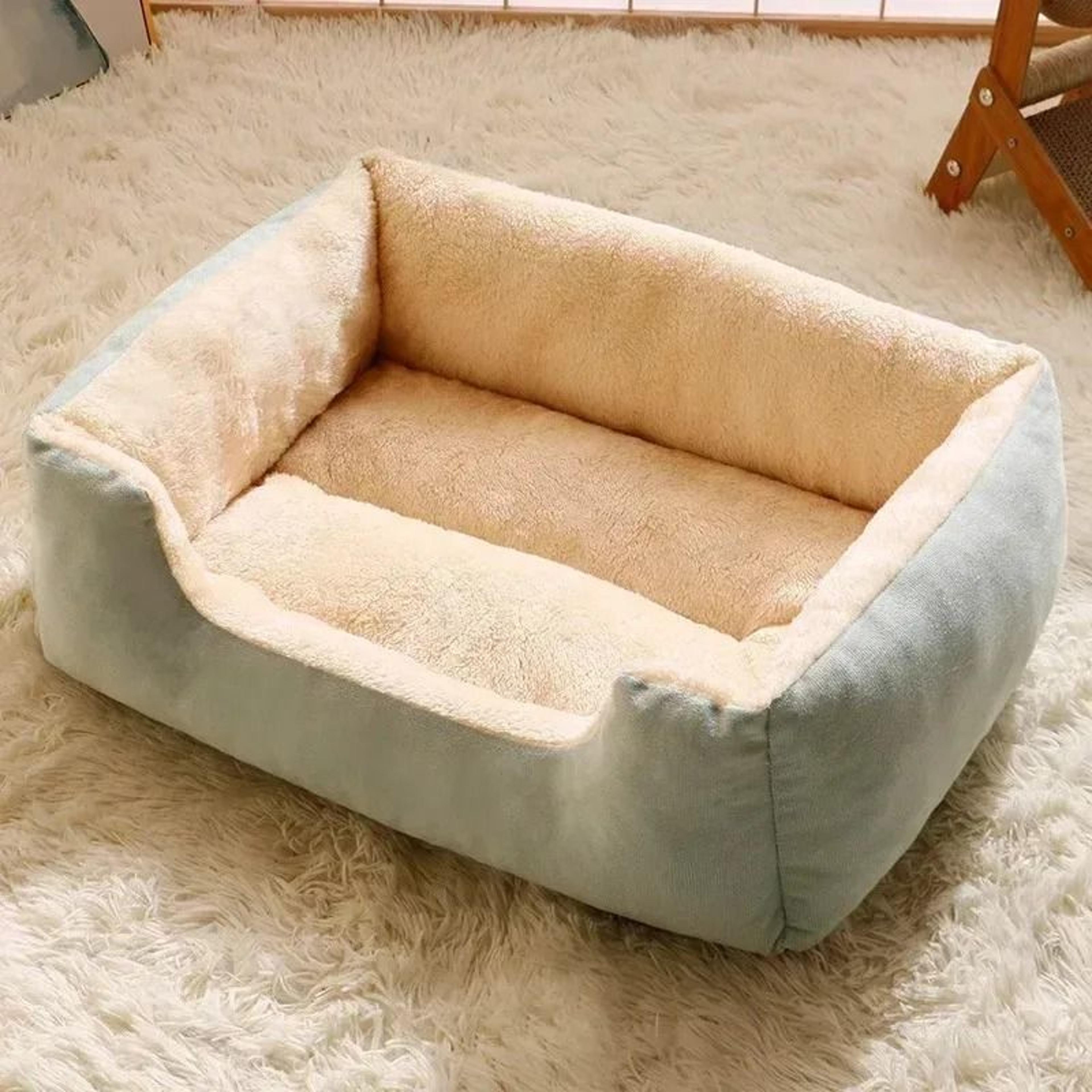 Cozy Plush Winter Pet Bed For Cats  Small Dogs 4