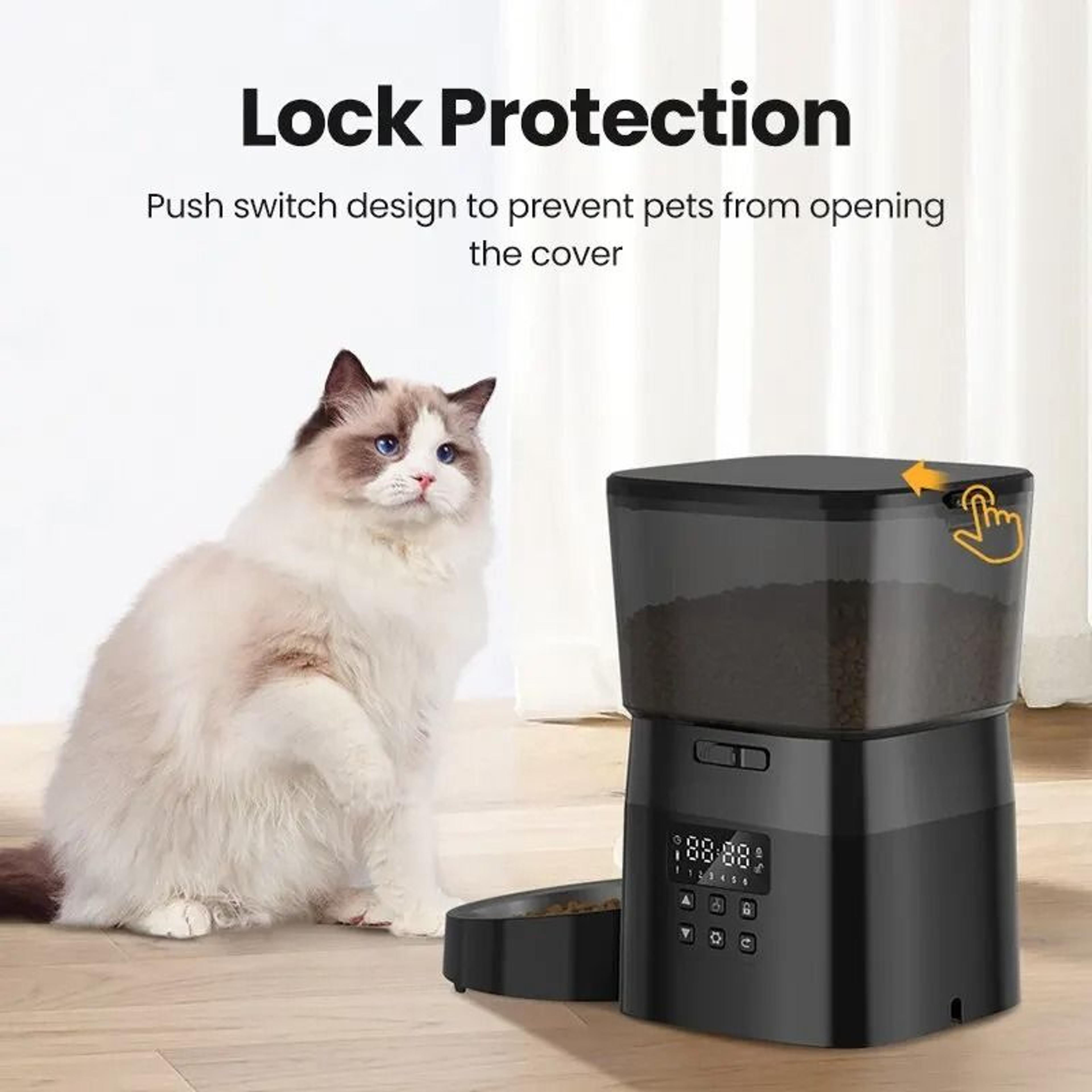 ROJECO Automatic Pet Feeder For Cats  Dogs With Smart Portion Control 5