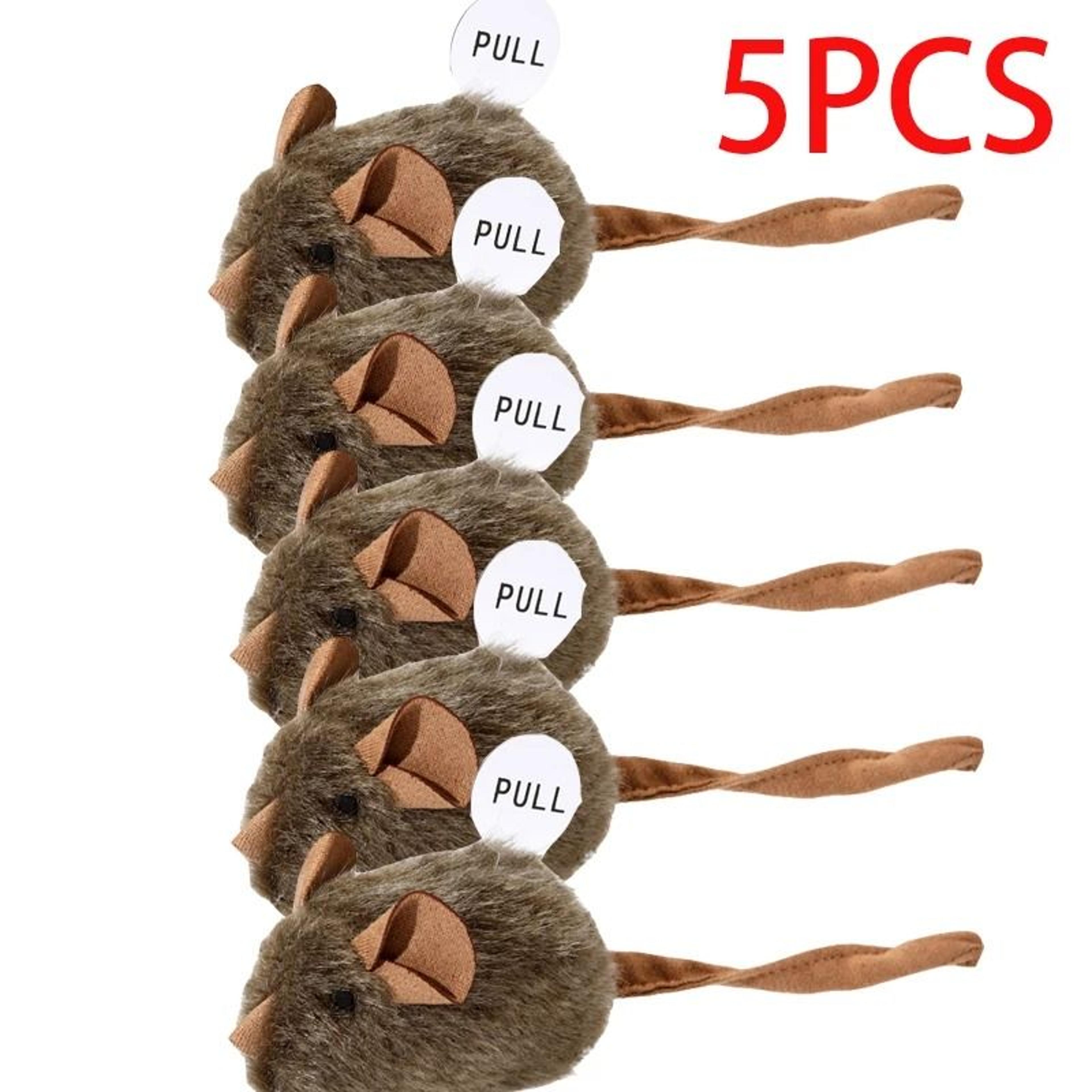 HuntPounce Interactive Plush Mouse Cat Toy With Squeaky Sound 7