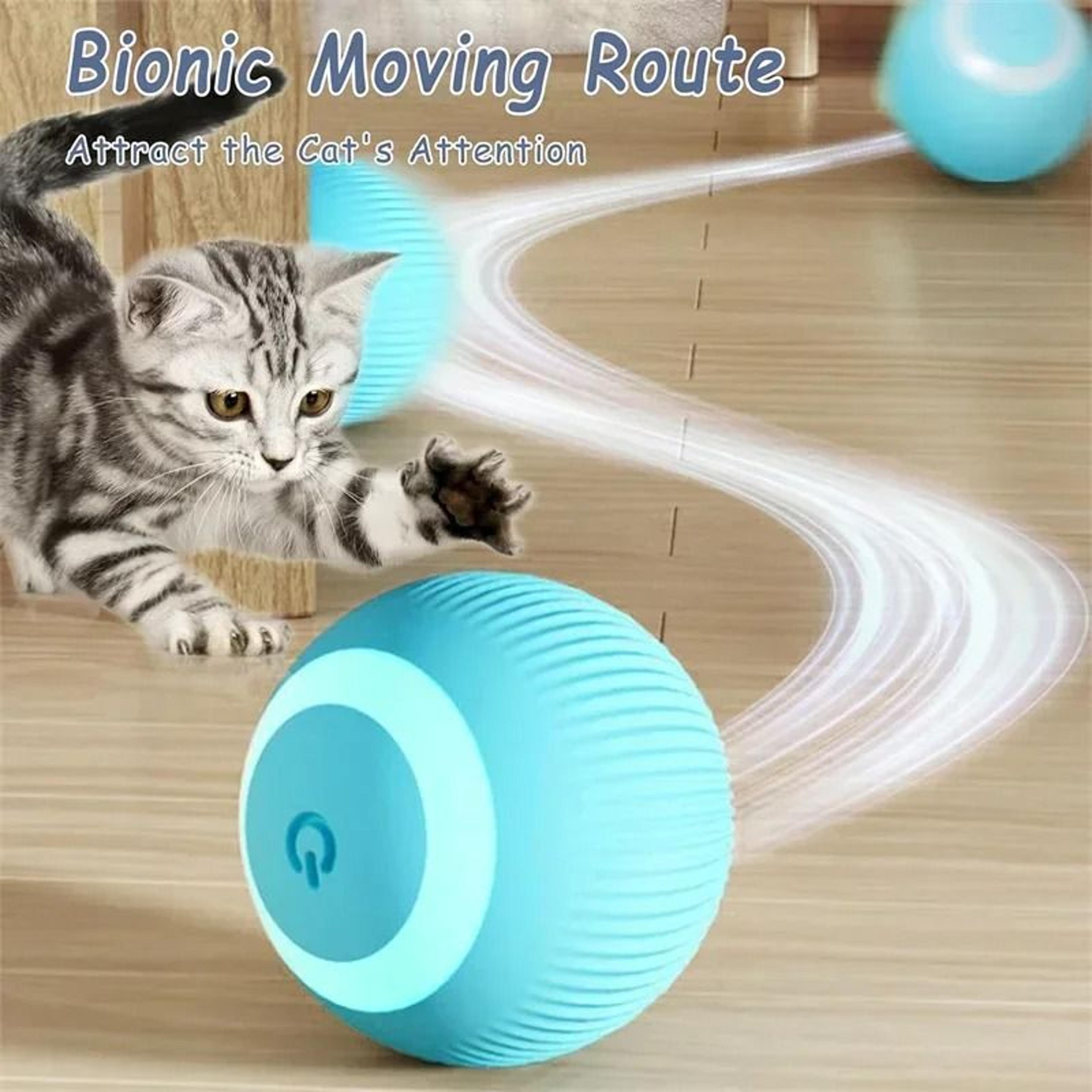 Smart Automatic Rolling Cat Ball Toy With Interactive Motion 0