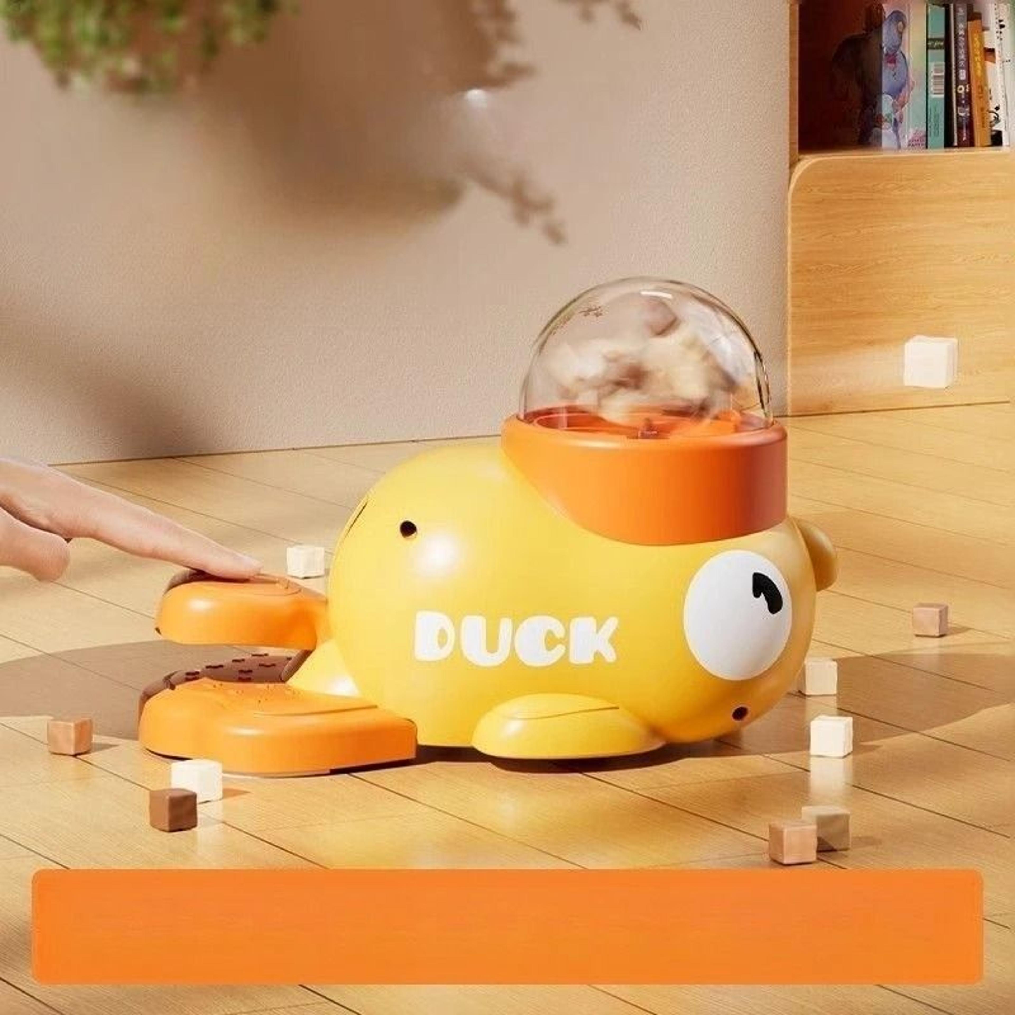 Duck Treat Launcher Interactive Cat Toy With Automatic Snack Feeding 2