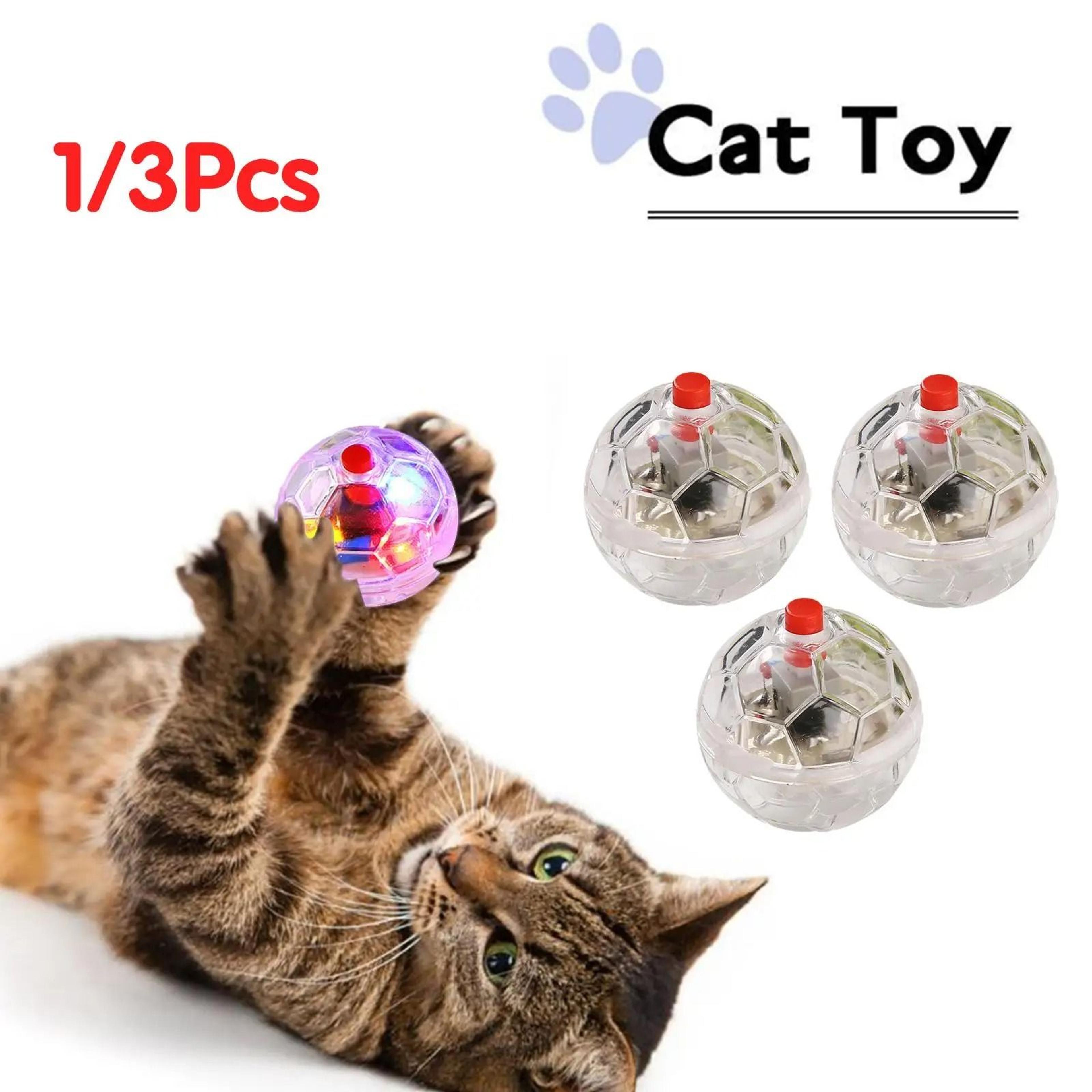 Motion Activated LED Flash Ball Toy For Indoor Cats 2