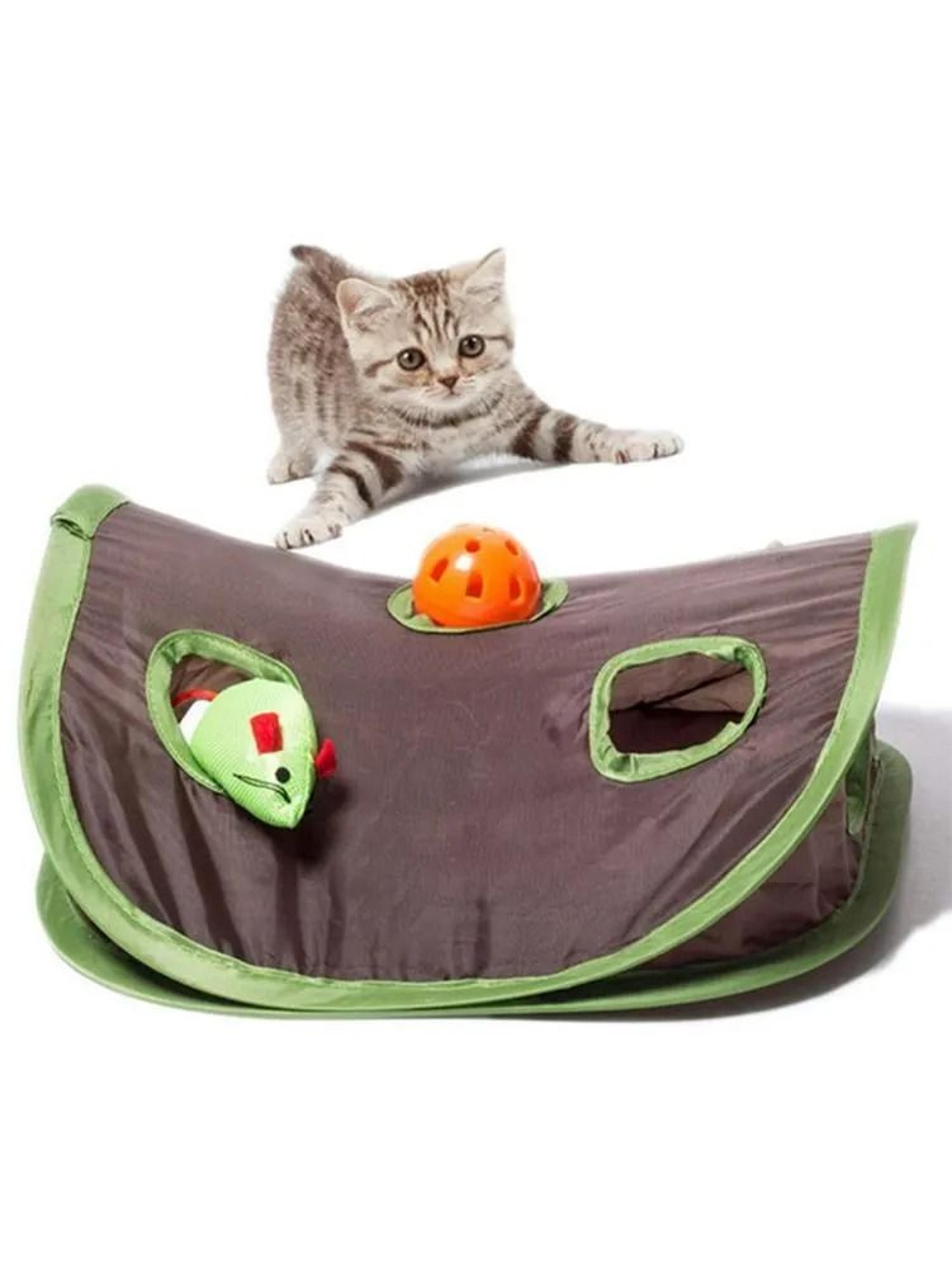 PeekPounce Interactive Cat Tunnel Hide  Seek Toy 2
