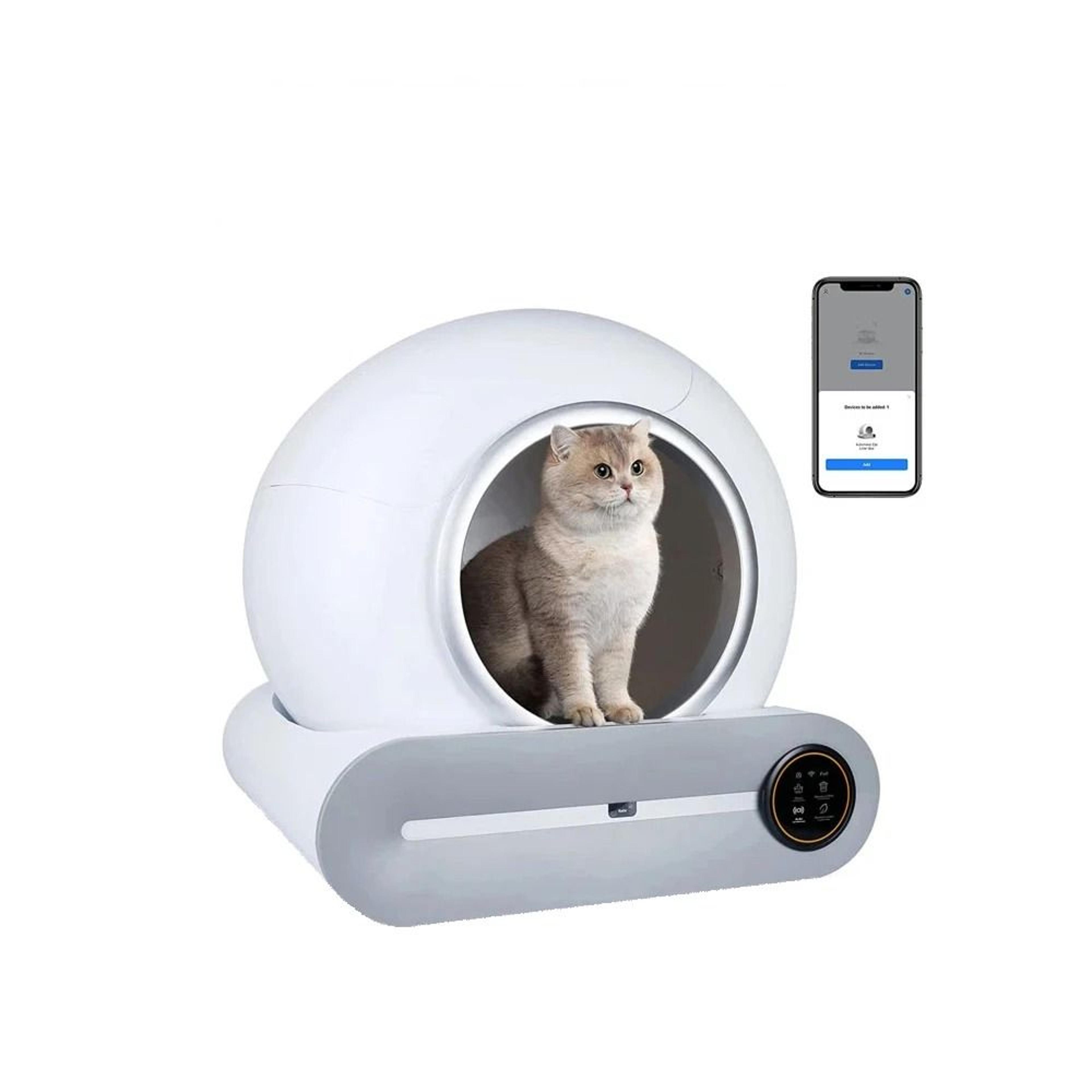 Tonepie 65L Automatic Self Cleaning Cat Litter Box With Smart App Control 8