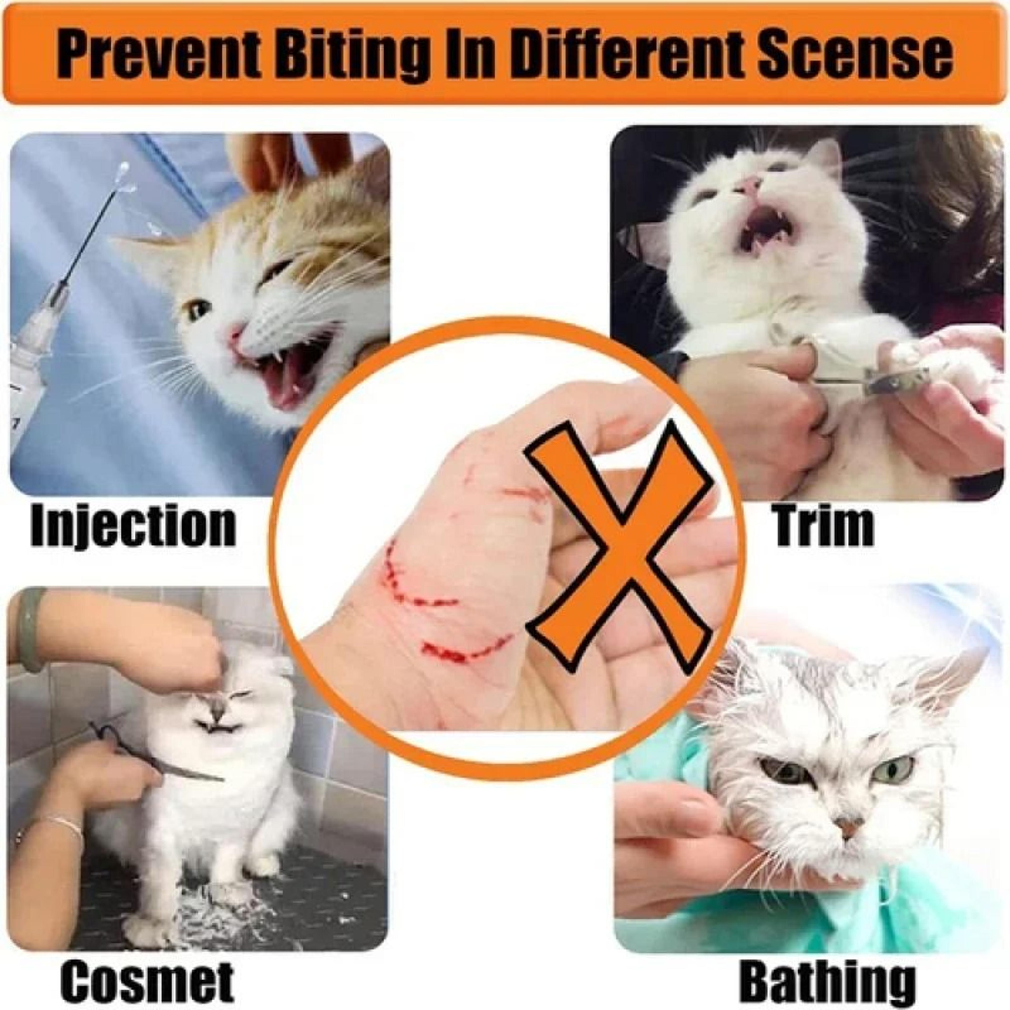 Breathable Cat Grooming Helmet Mask For Bathing  Nail Trimming 3