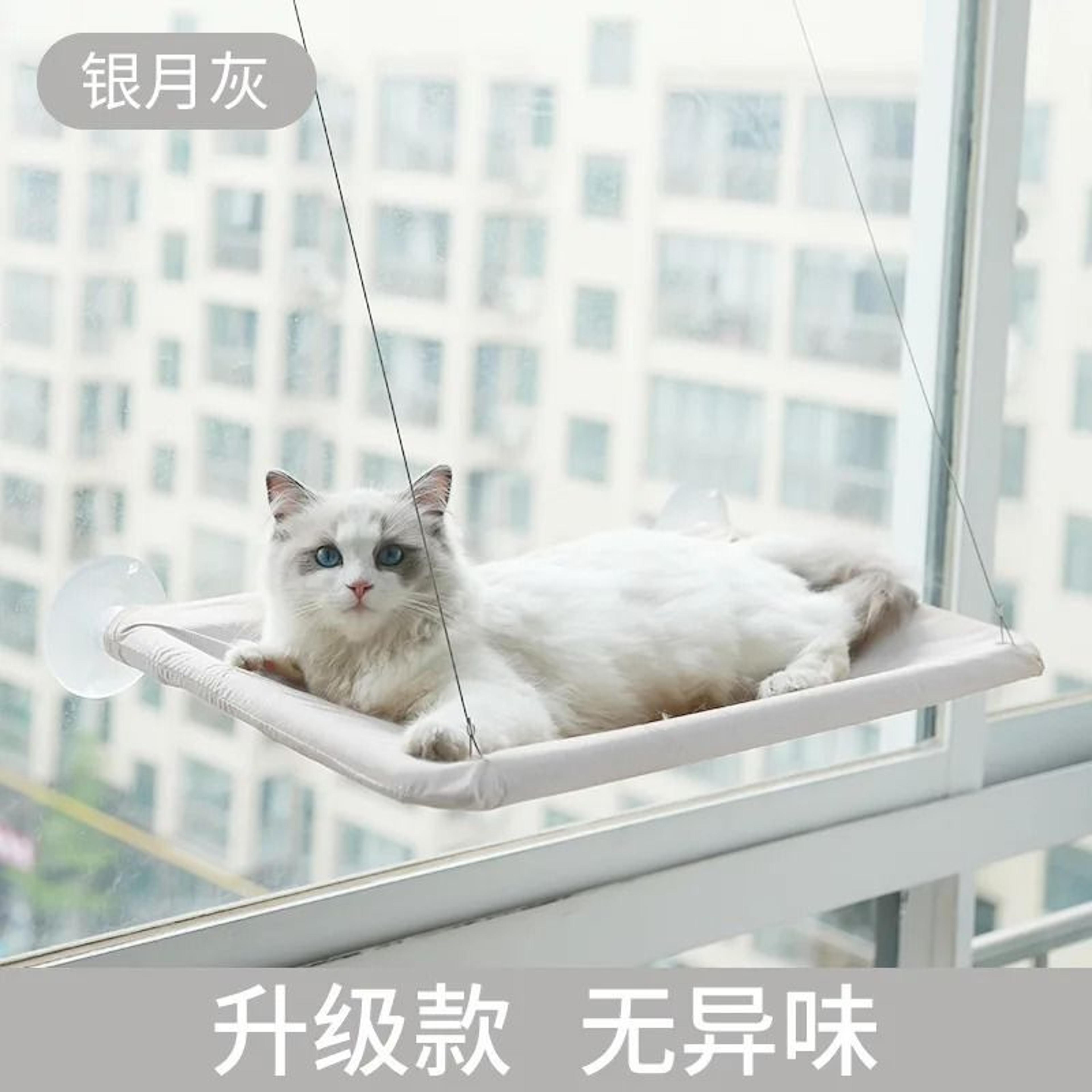 Sunny Window Cat Hammock Bed With Strong Suction Mount 8