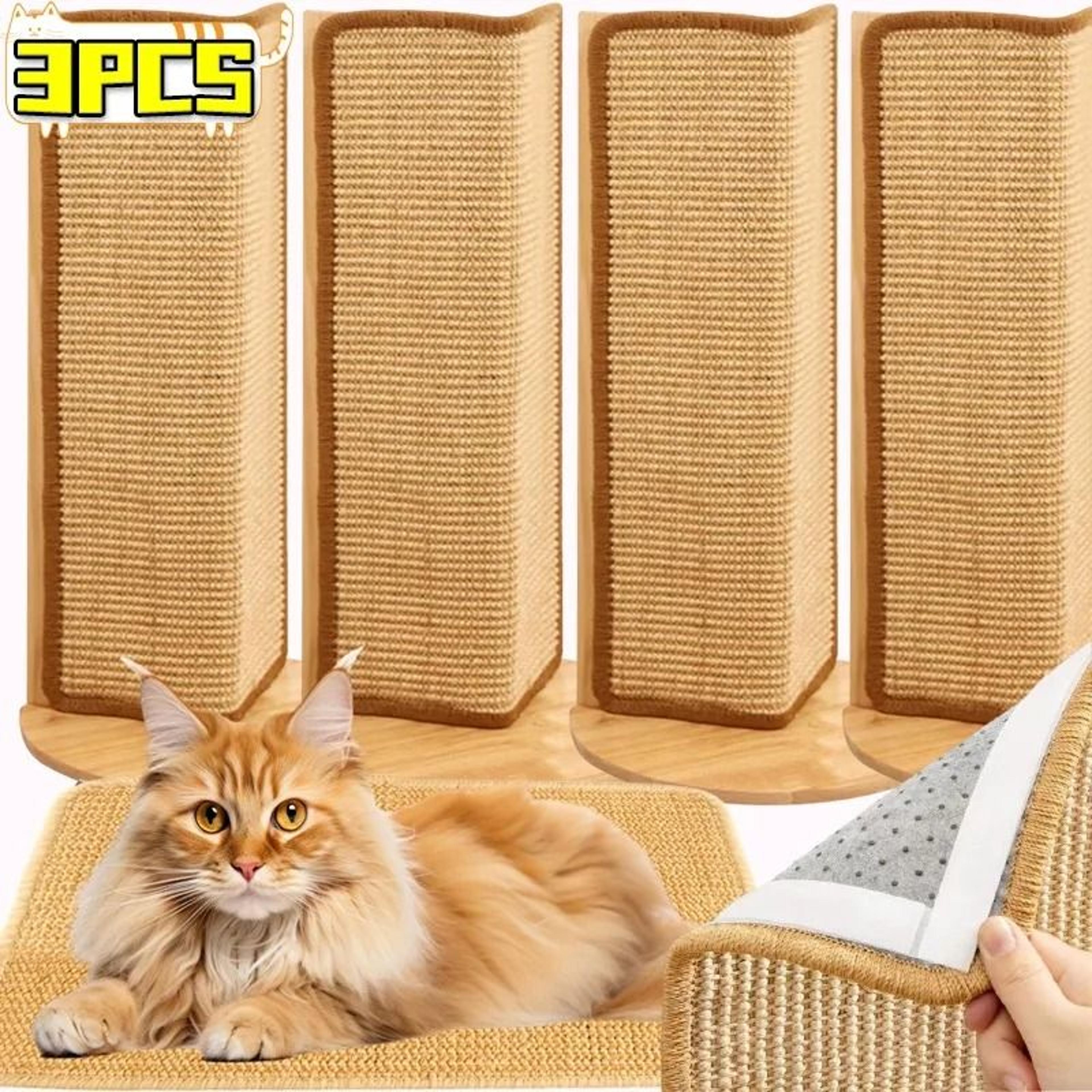 self-adhesive sisal cat scratcher mats for furniture protection