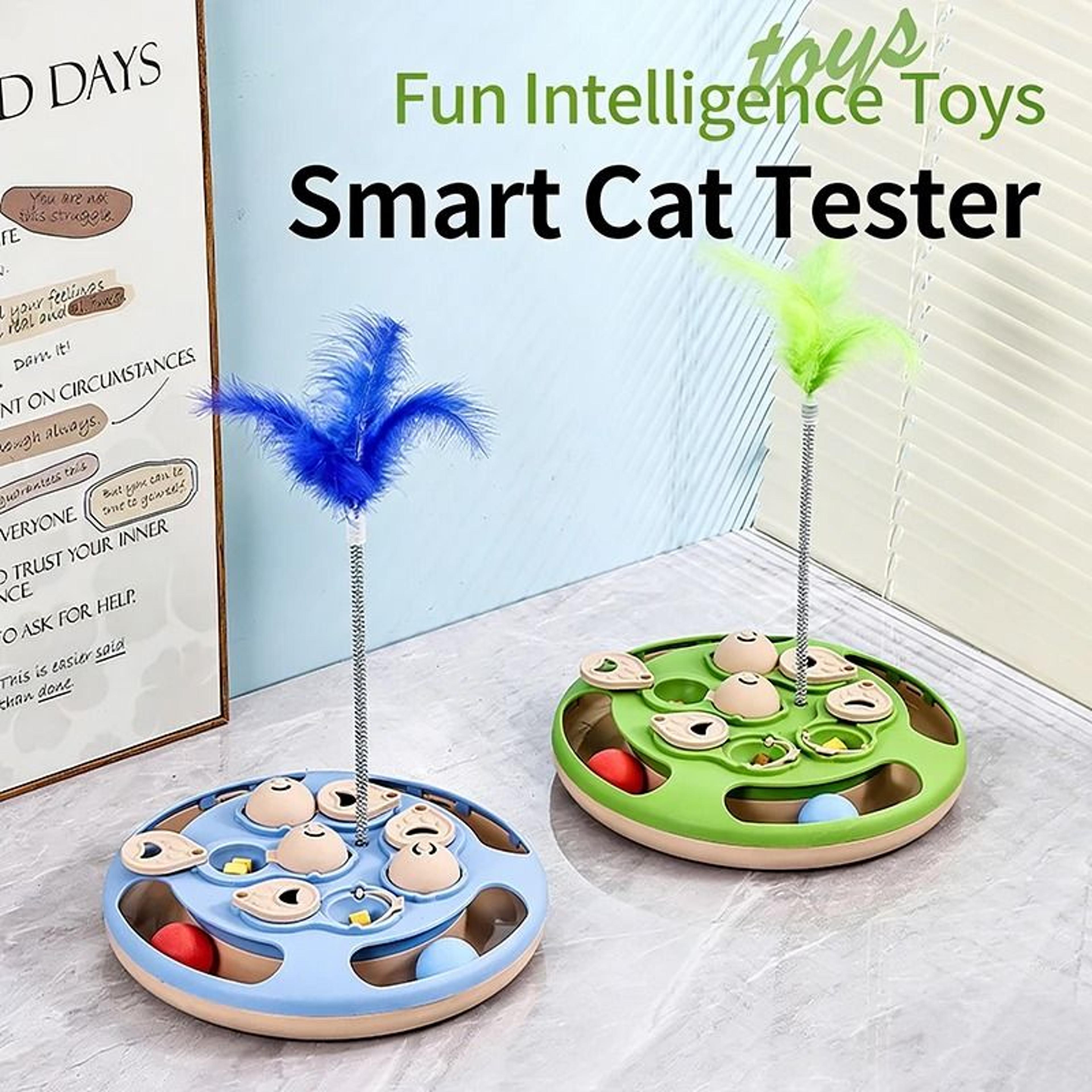 Smart Interactive Cat Puzzle Slow Feeder Turntable Toy 3