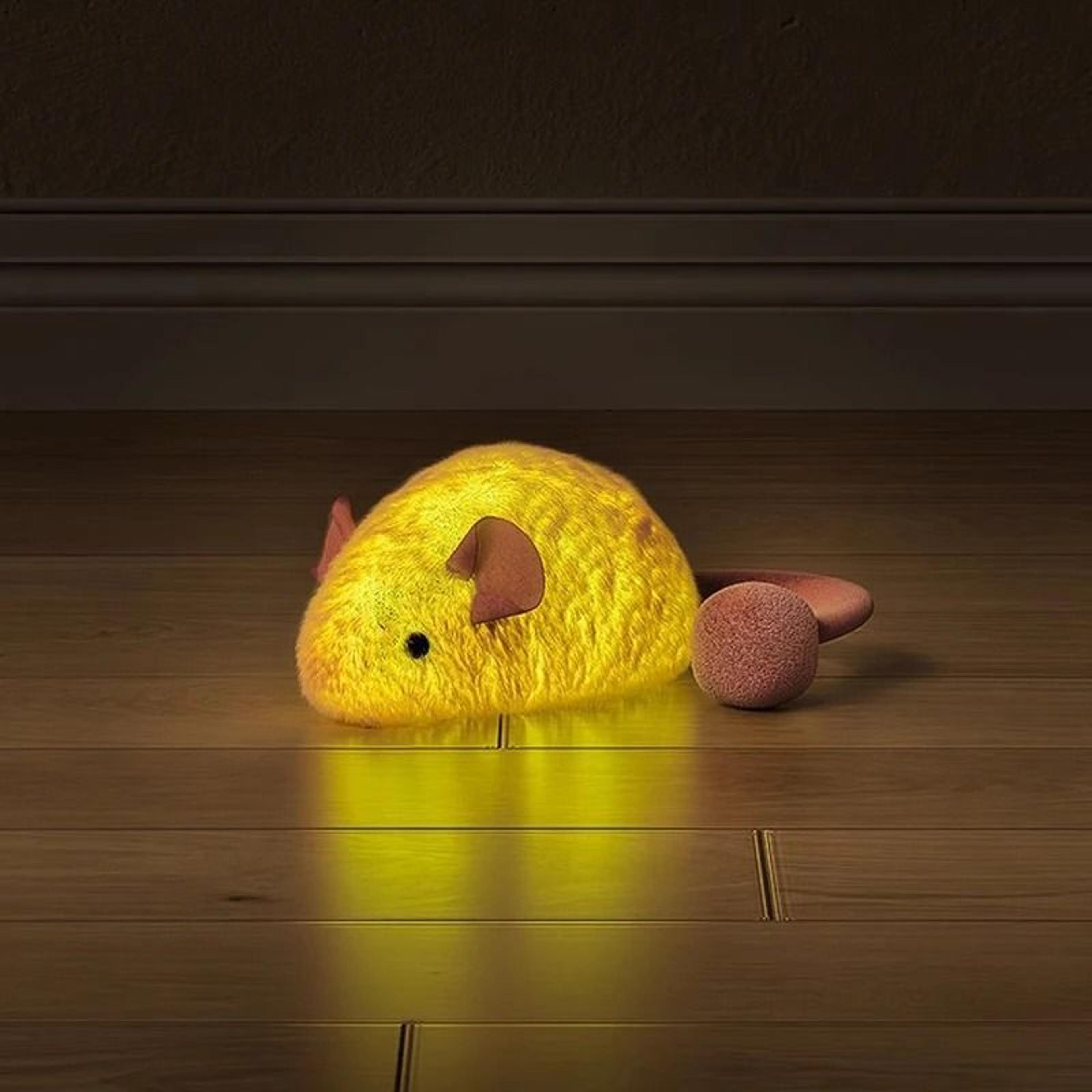 Interactive Luminous Plush Mouse Cat Toy With Catnip 1