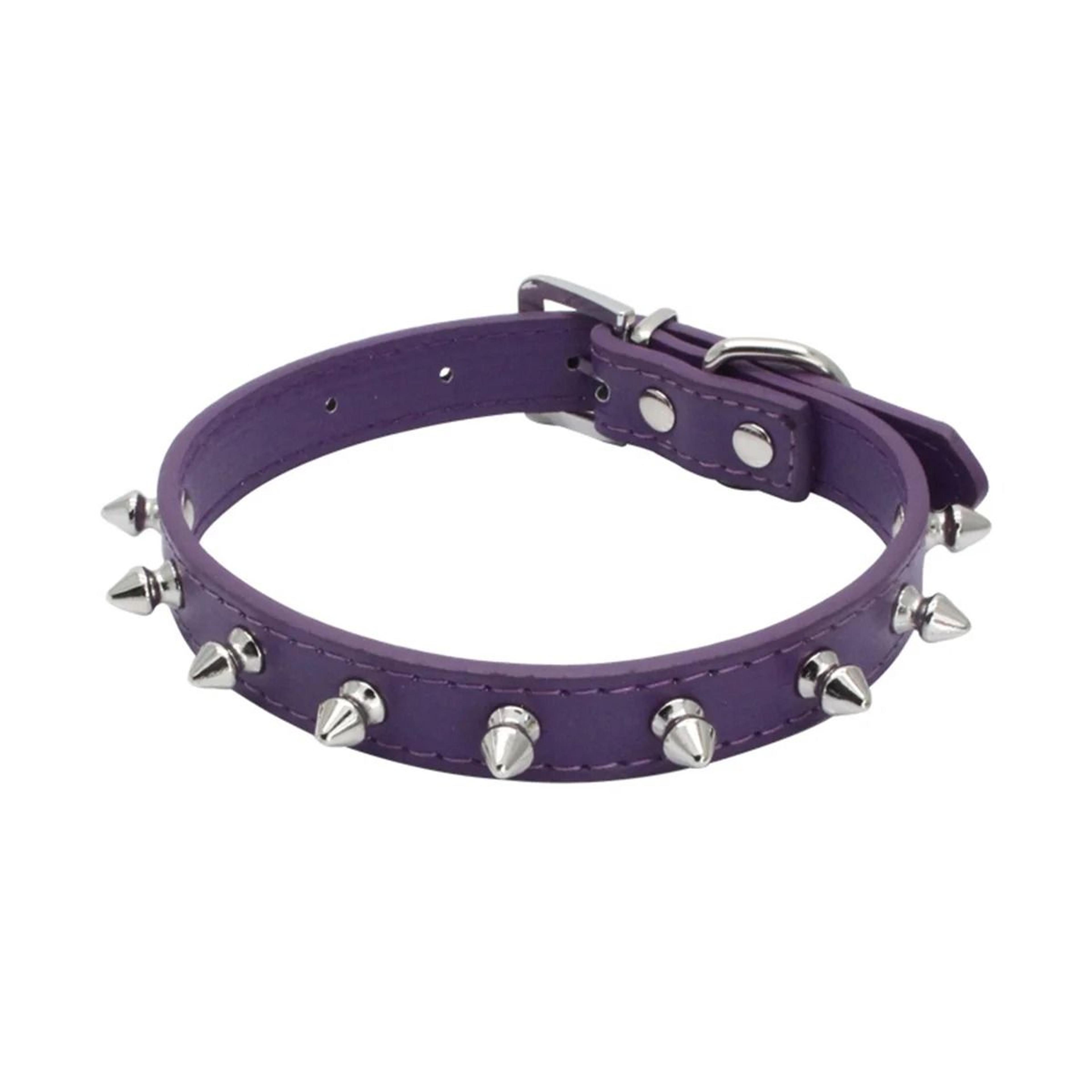 Adjustable Spiked Leather Pet Collar For Dogs  Cats  Studded Punk Style Neck Strap 13