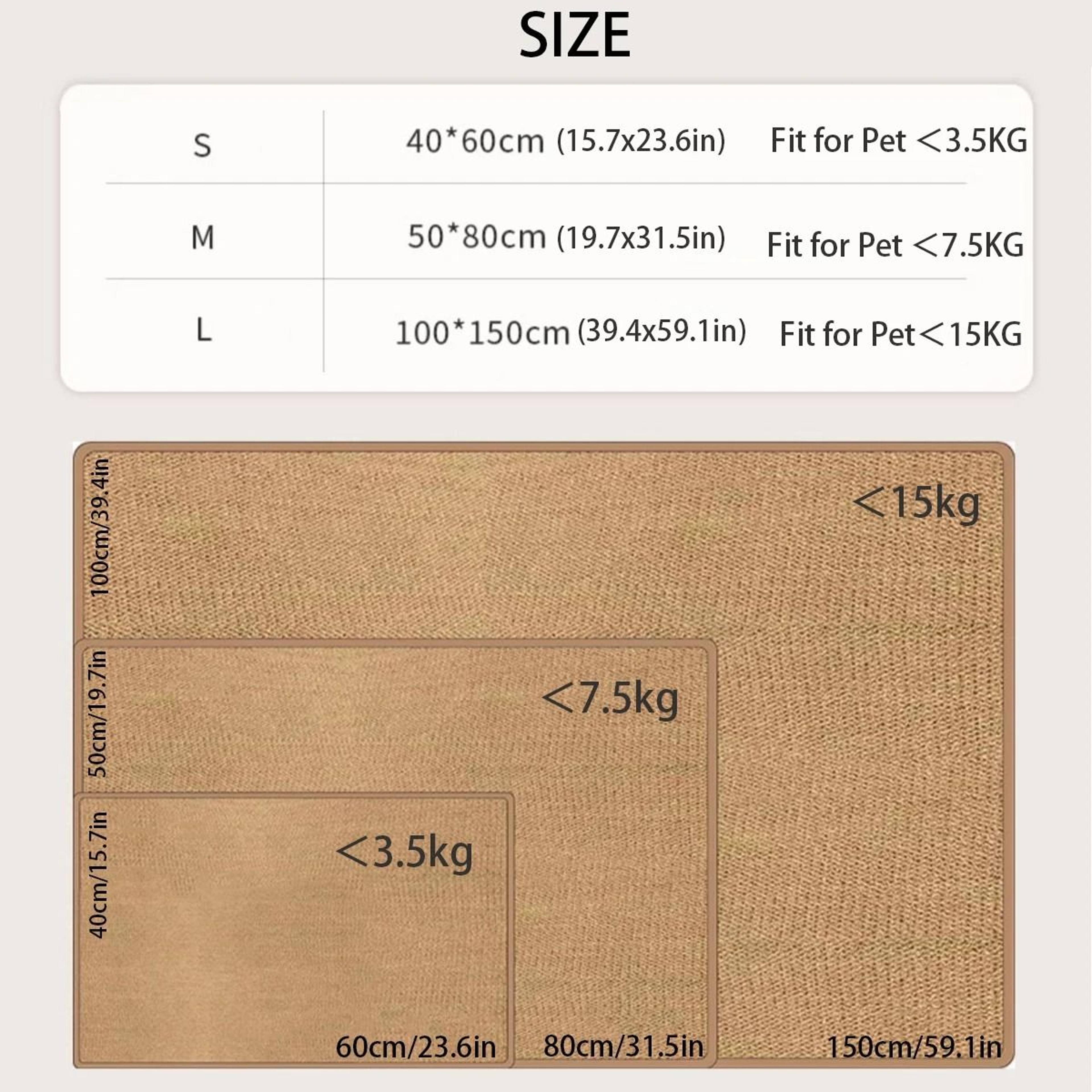 Large Cat Scratching Mat Carpet Sofa Protector  Non Slip Anti Scratch Furniture Pad 2