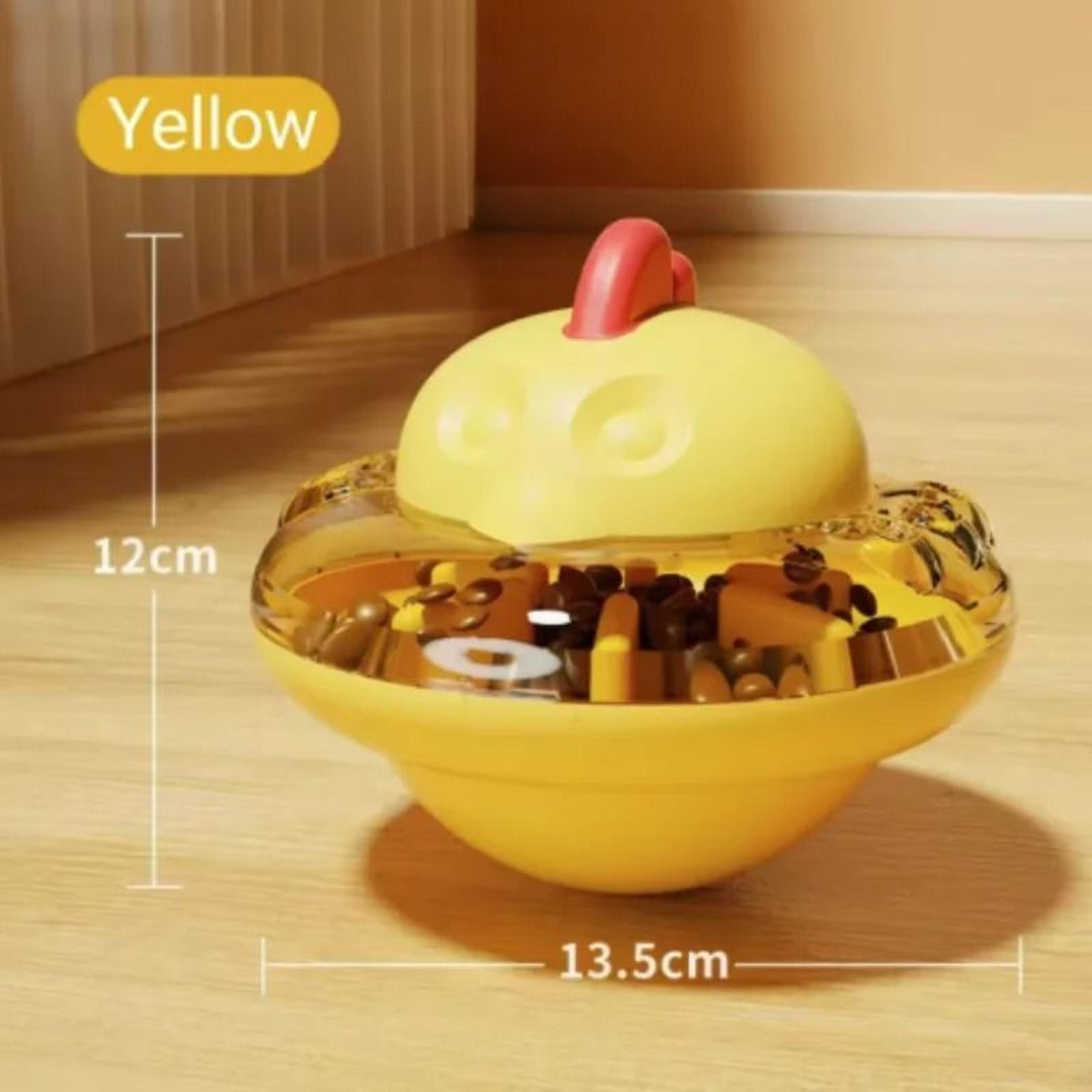 Funny Chicken Interactive Pet Food Dispenser Toy  Slow Feeder Puzzle Toy For Cats  Dogs 7