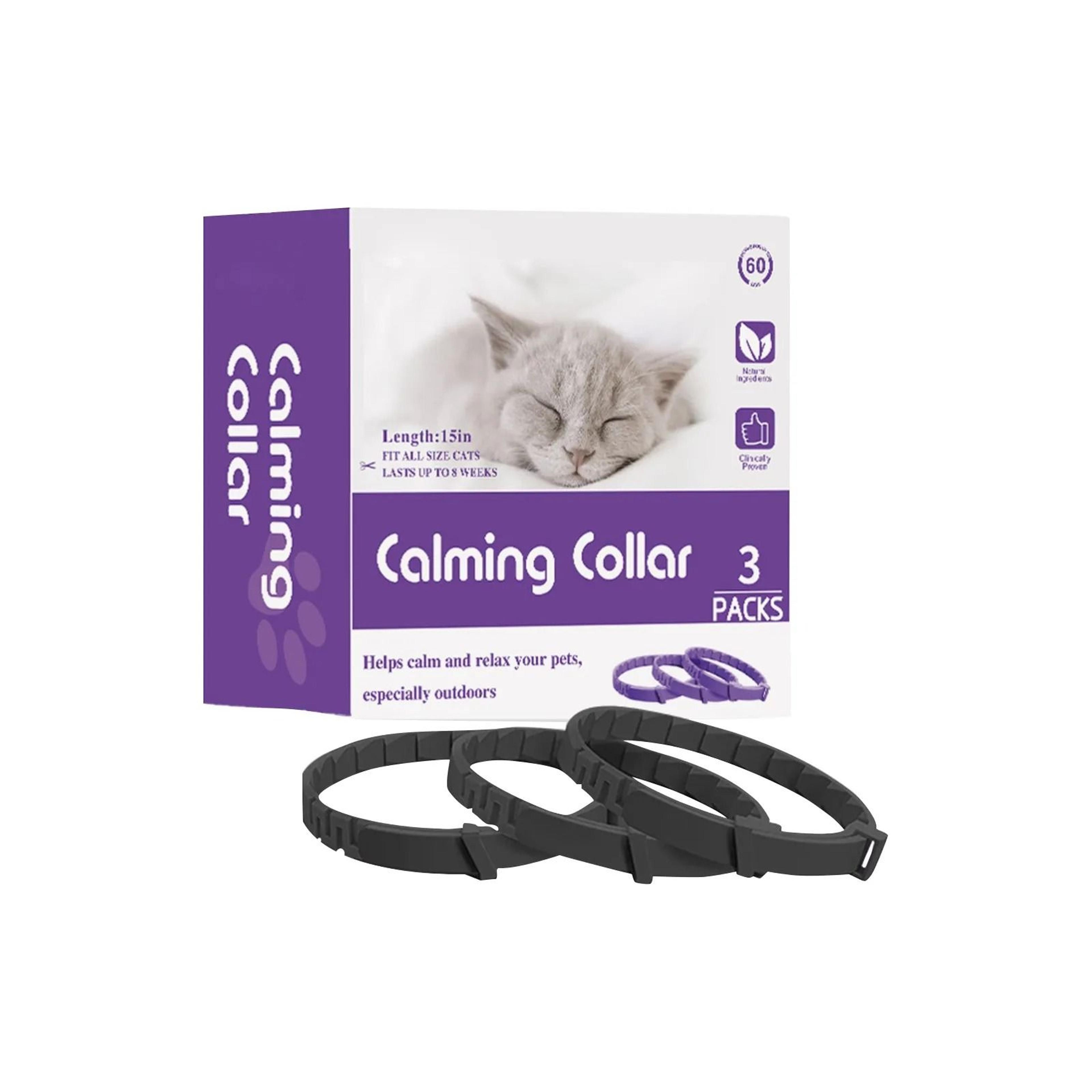 Calming Pheromone Cat Collar  Adjustable Anxiety Relief Collar For Cats  Small Pets 2