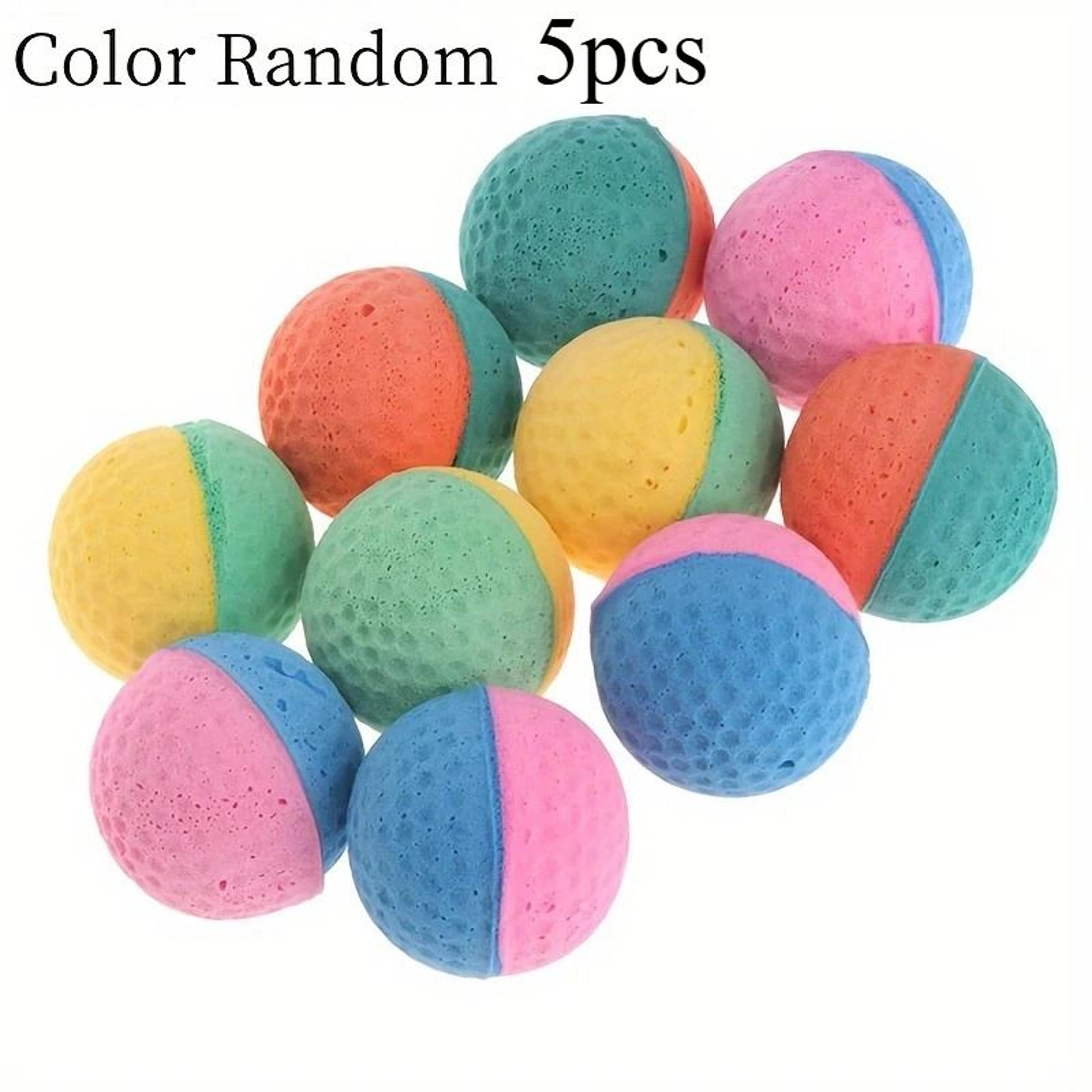BouncePaws Soft Foam Cat Balls  Interactive Quiet Chase Toys For Cats  Kittens 6