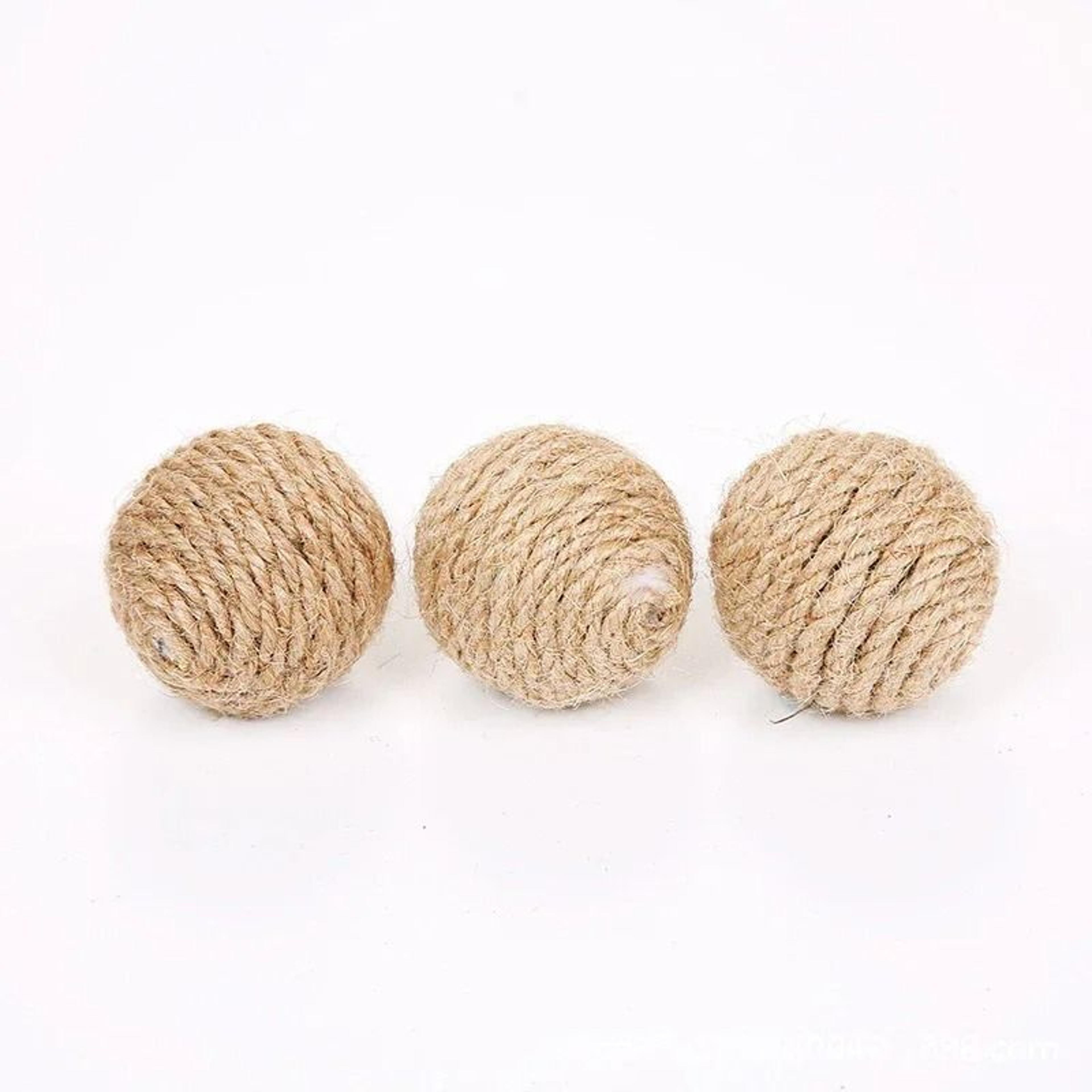 Interactive Sisal Sound Ball Cat Toy For Scratching Chasing  Playtime Fun 3