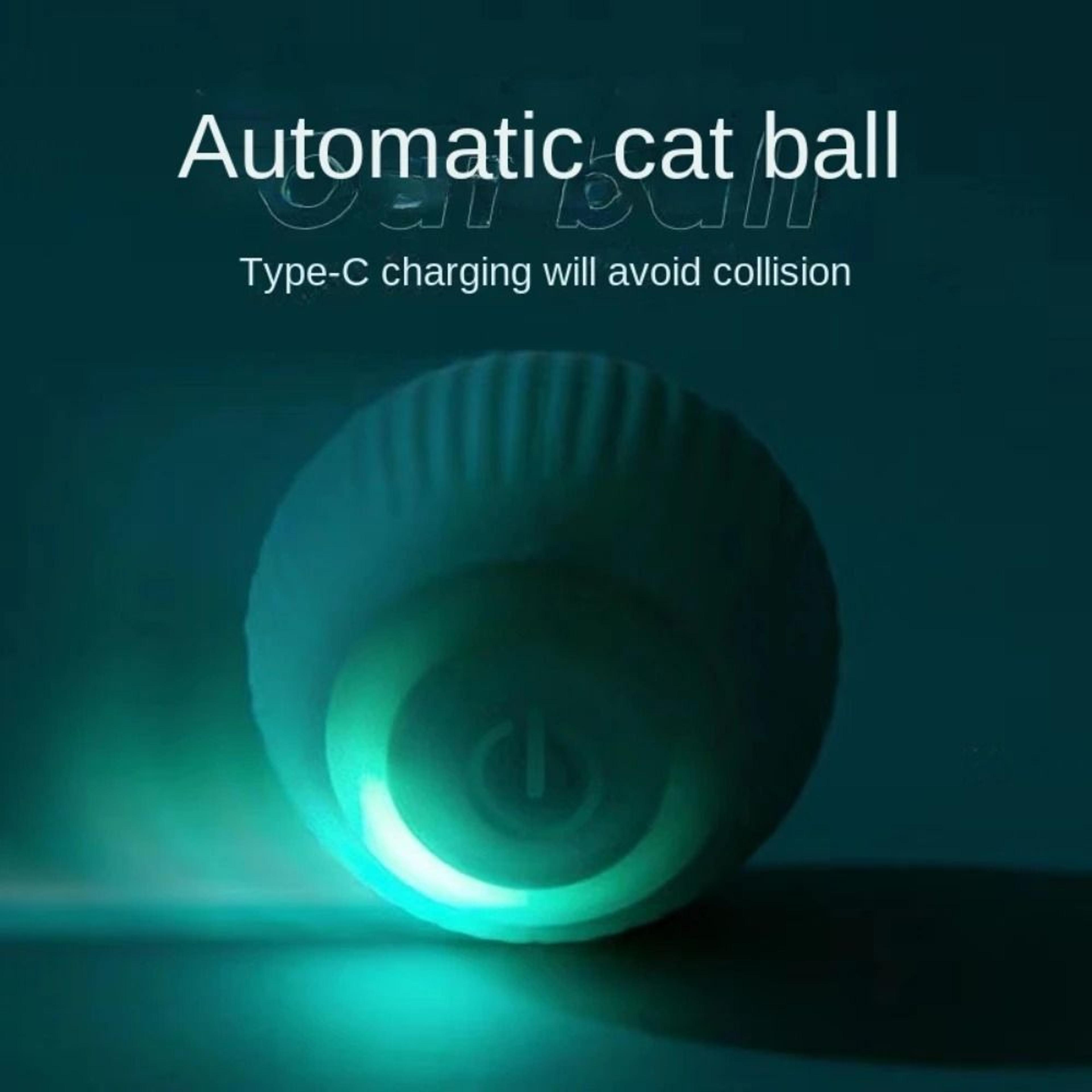 Rechargeable Interactive Rolling Cat Ball Toy Smart Automatic Exercise Ball For Indoor Cats 1