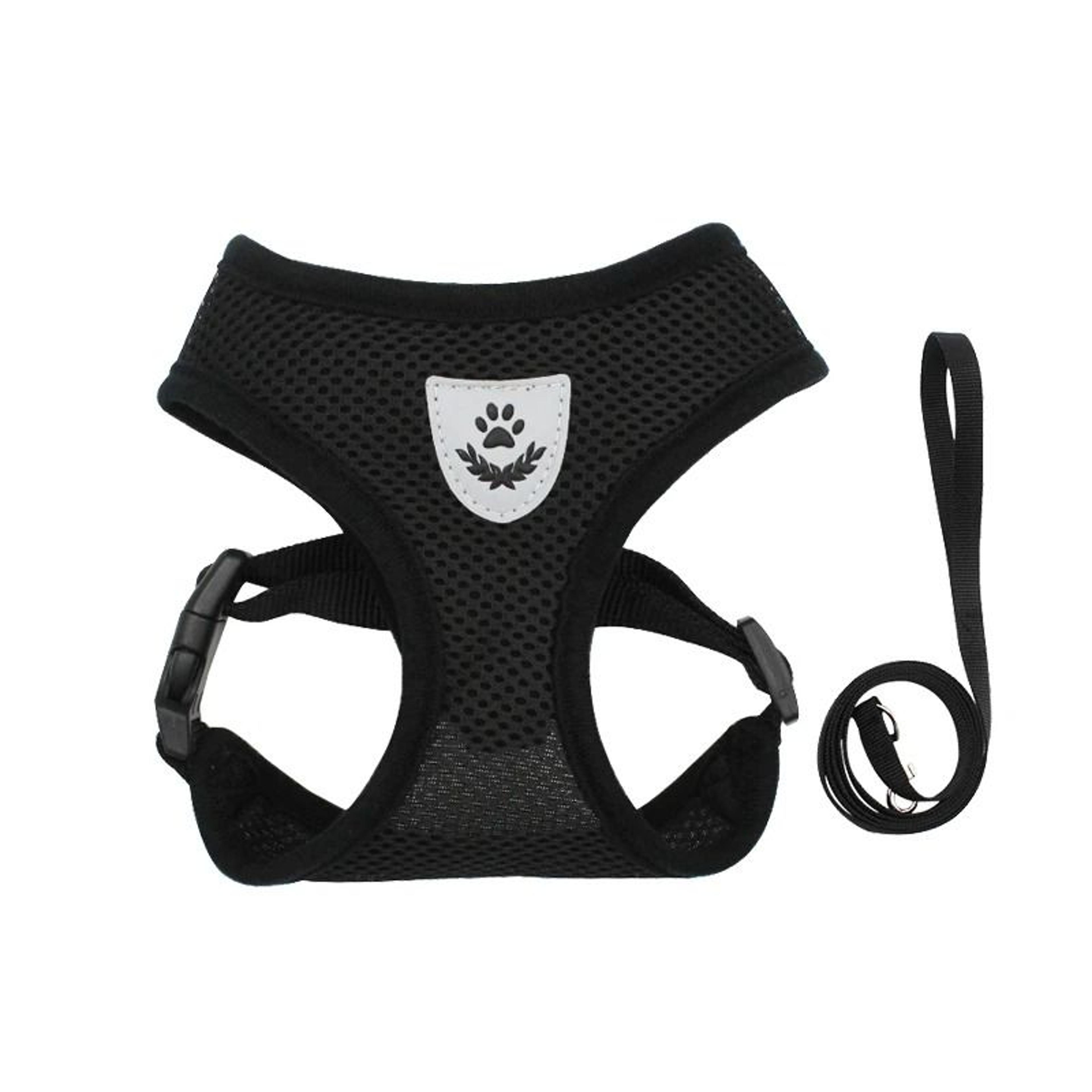 EscapeProof Reflective Cat Harness And Leash Set Adjustable Kitten Vest For Outdoor Walking 2
