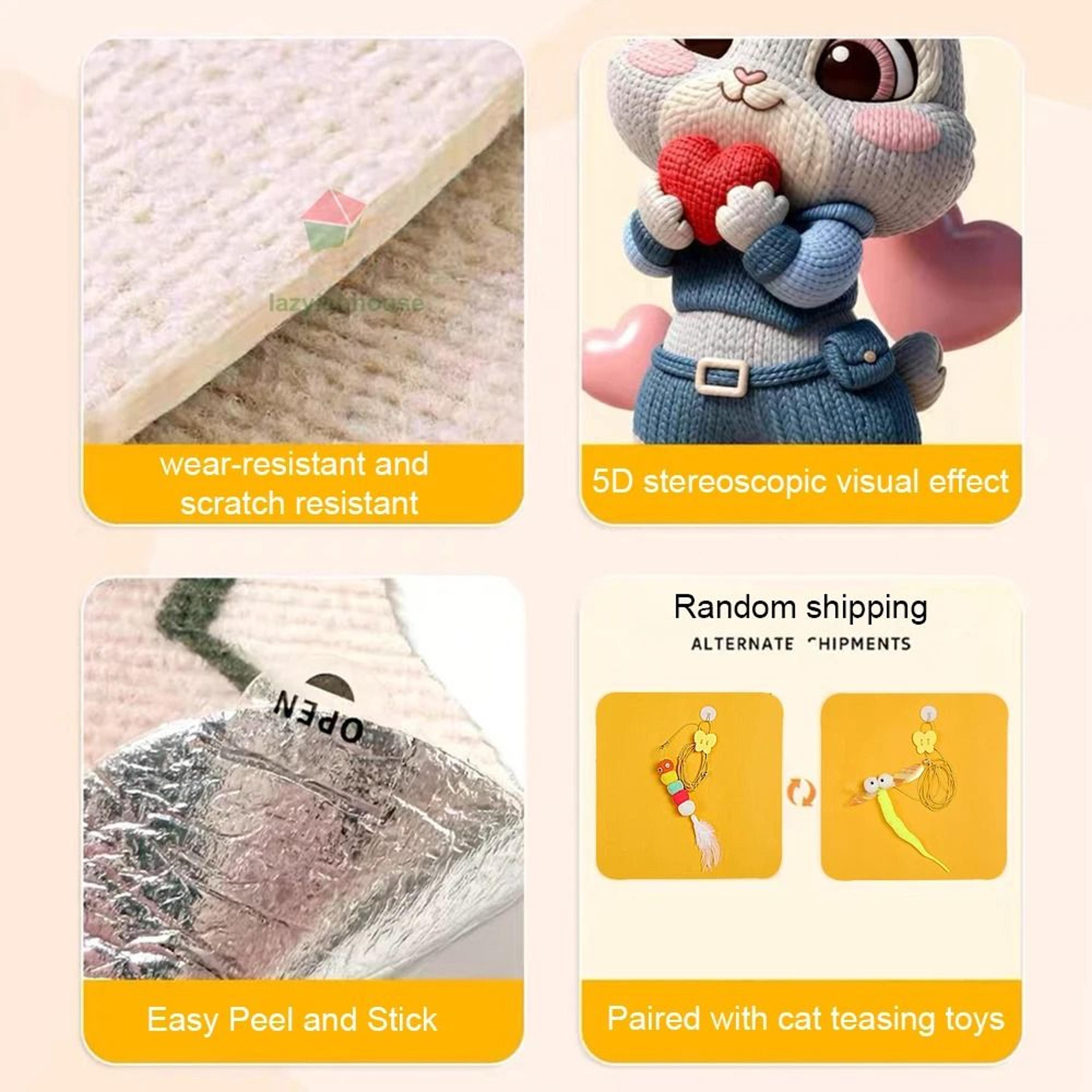 Self Adhesive Cat Scratch Sofa Protector Mat 5