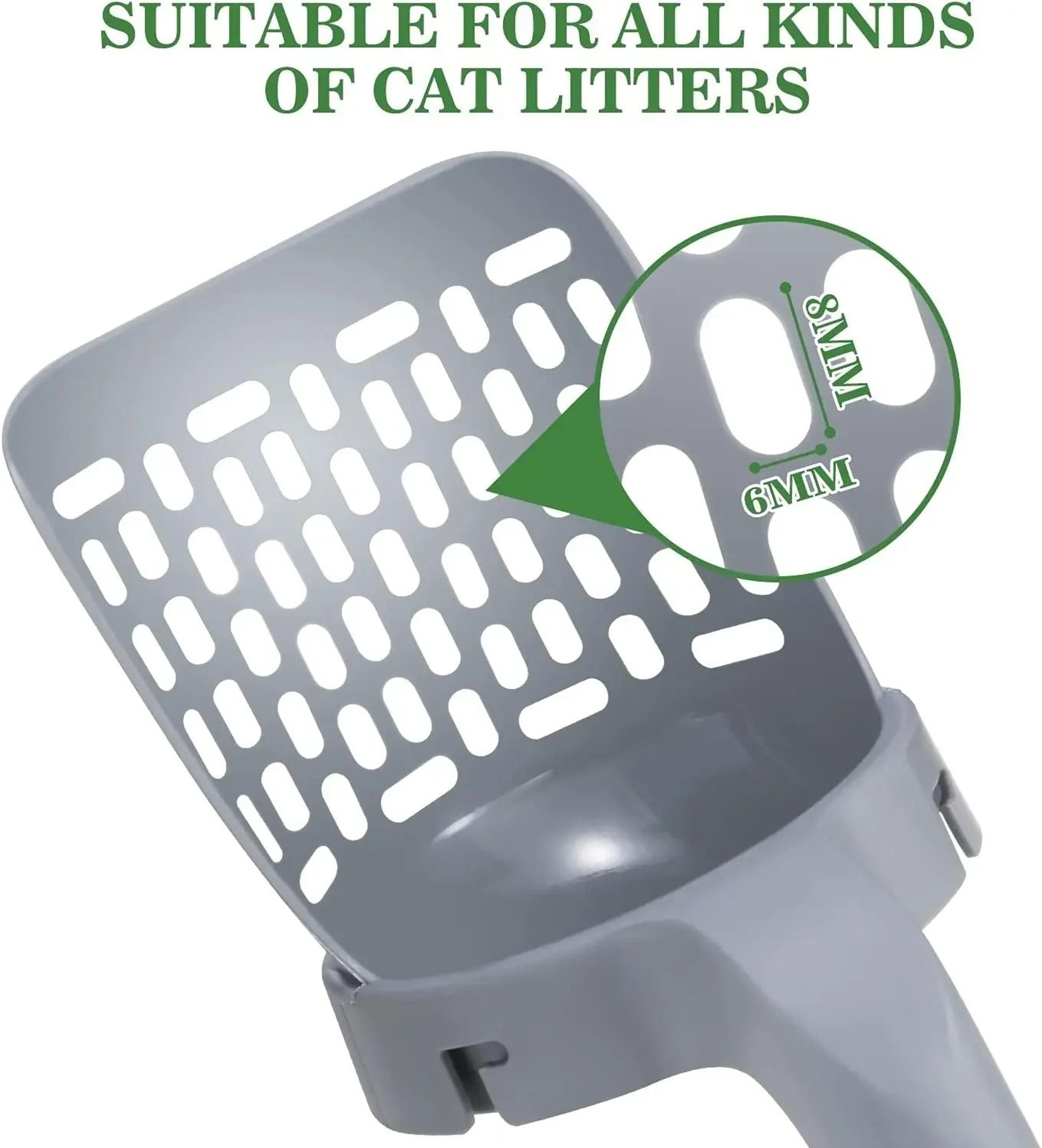 Cat Litter Scoop With Built In Refill Bag Holder 2