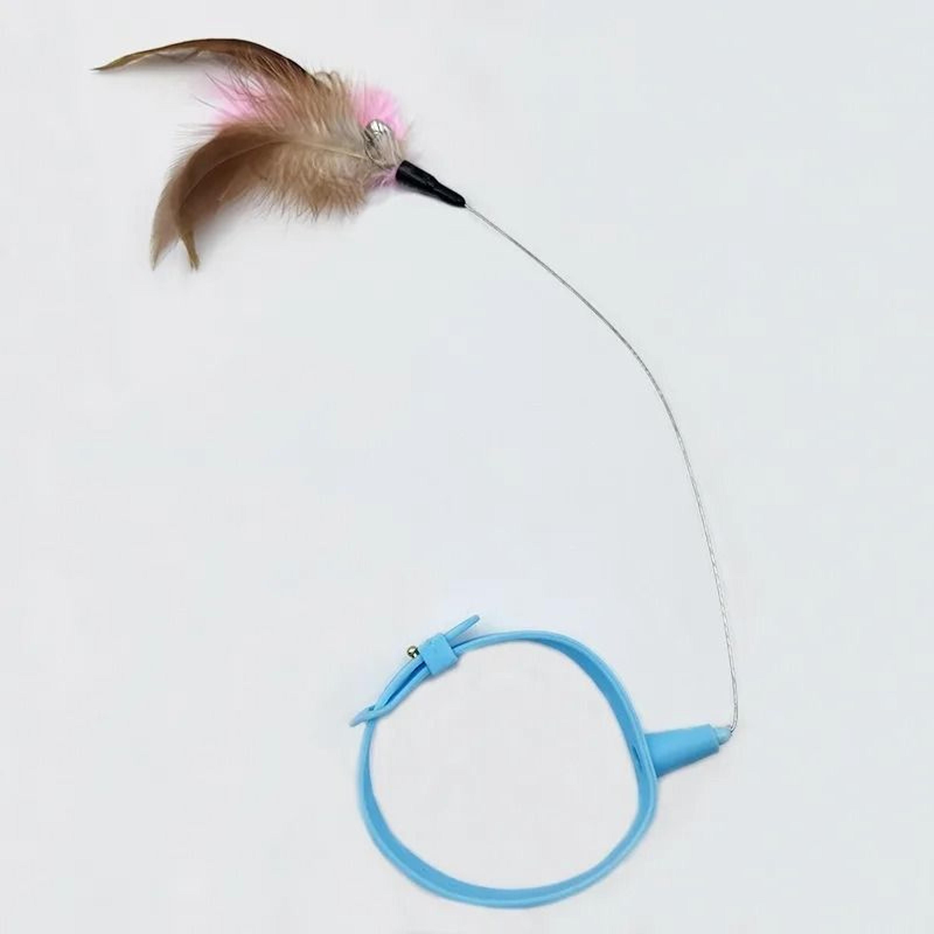 Interactive Feather Cat Collar Toy With Bell For SelfPlay Entertainment 6