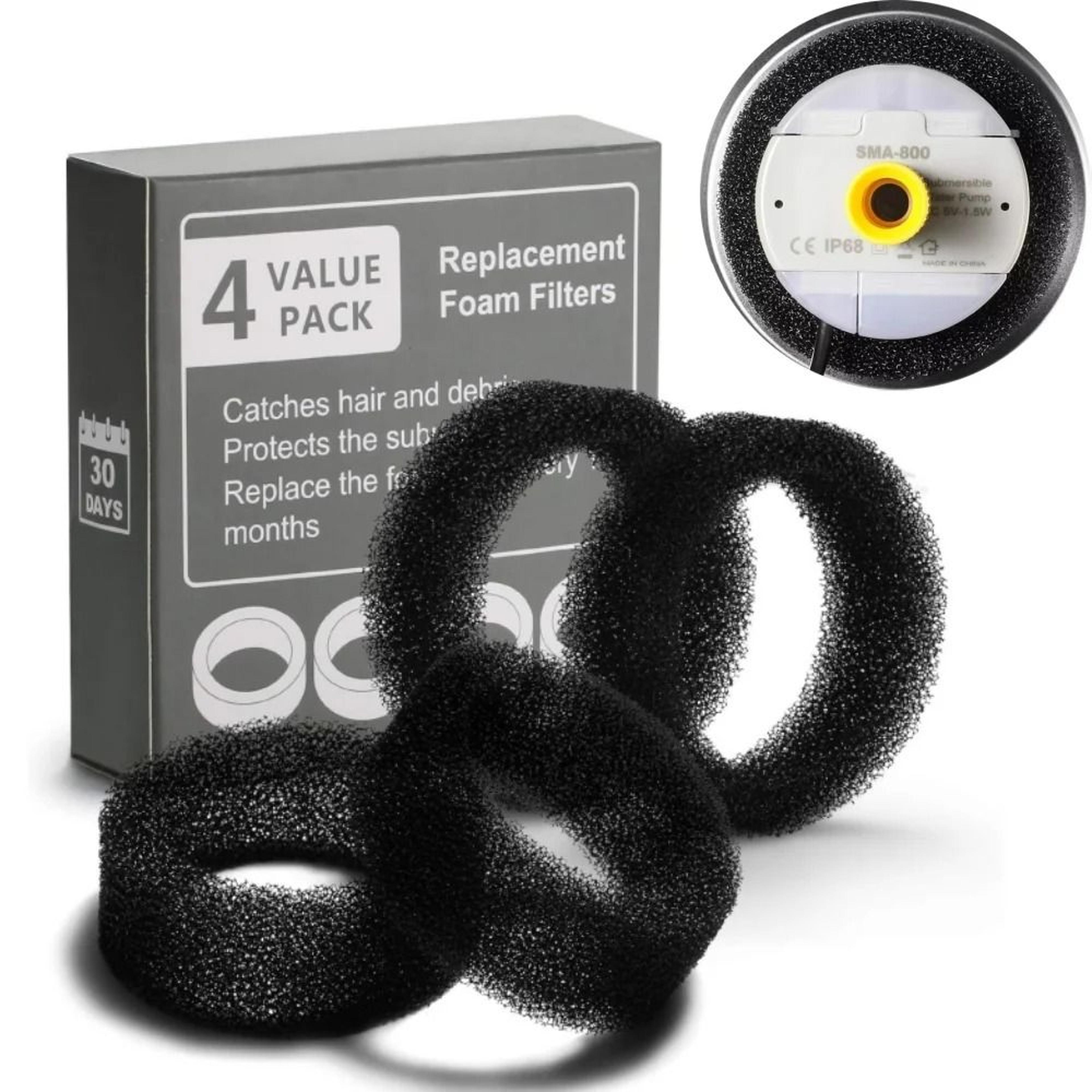 SMA800 Cat Water Fountain Foam Filter Replacement Pack 4 Count 0