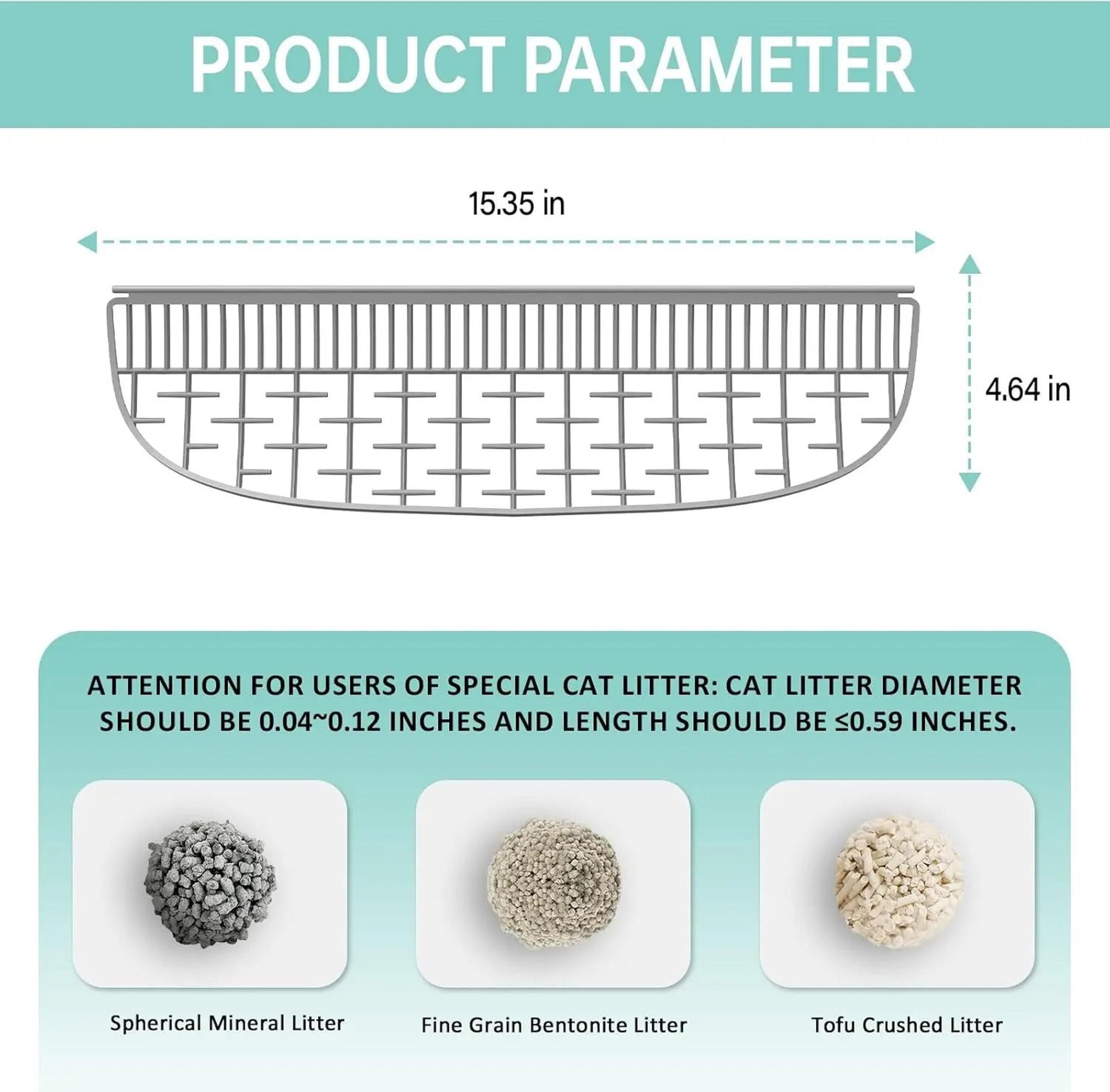 Tonepie TiPro Smart Cat Litter Box Removable Filter Screen  Sand Baffle Accessory 13